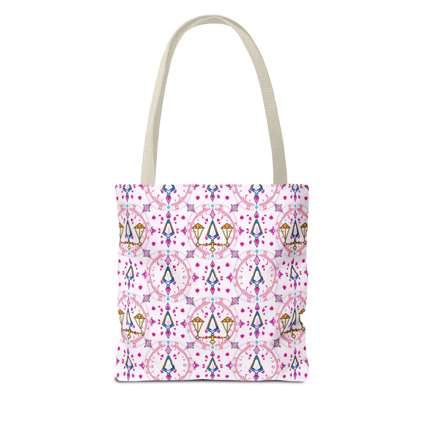 Tote Bag (AOP), Libra, Zodiac, Jewel Pattern