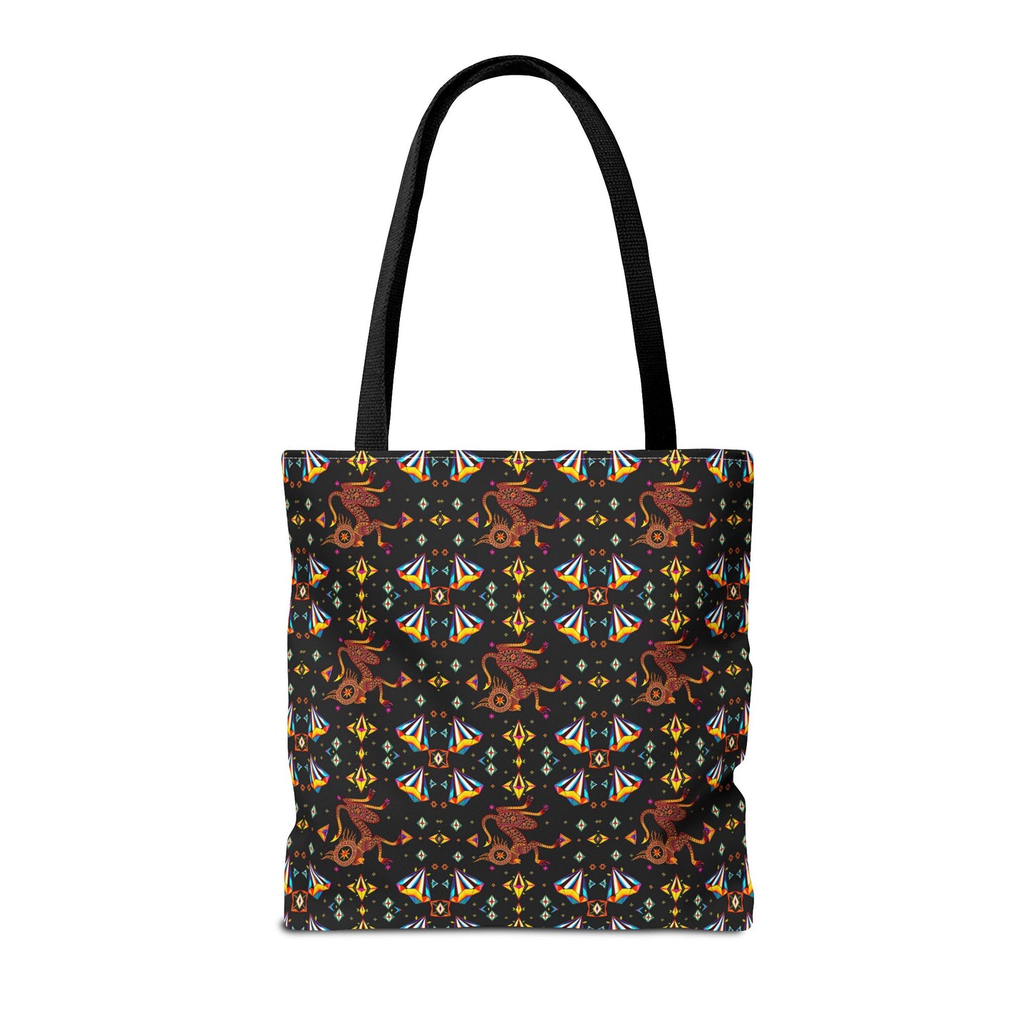 Tote Bag (AOP), Virgo, Zodiac, Jewel Pattern