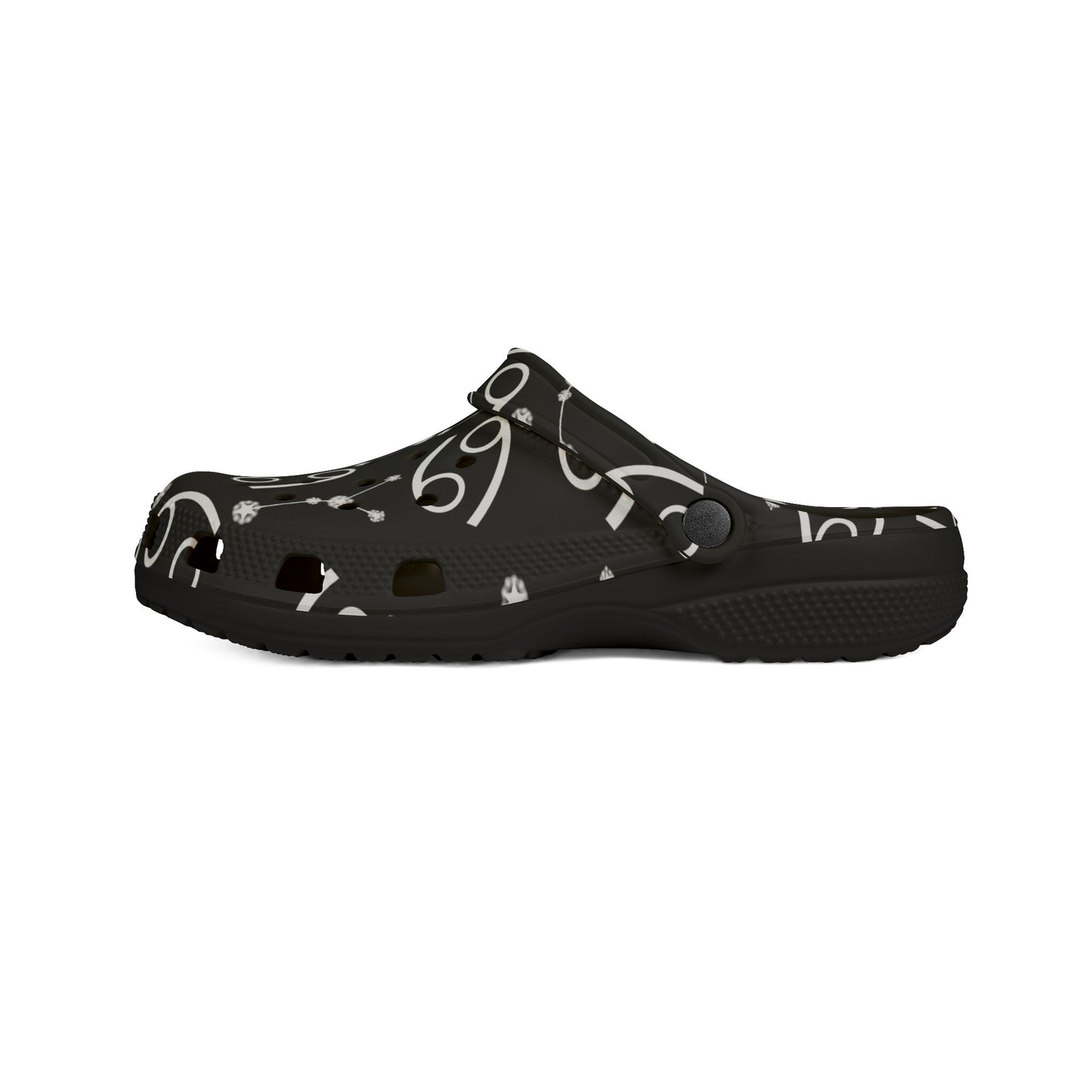 EVA Foam Rubber Shoes (AOP), Material 100% EVA, Cancer Zodiac Design