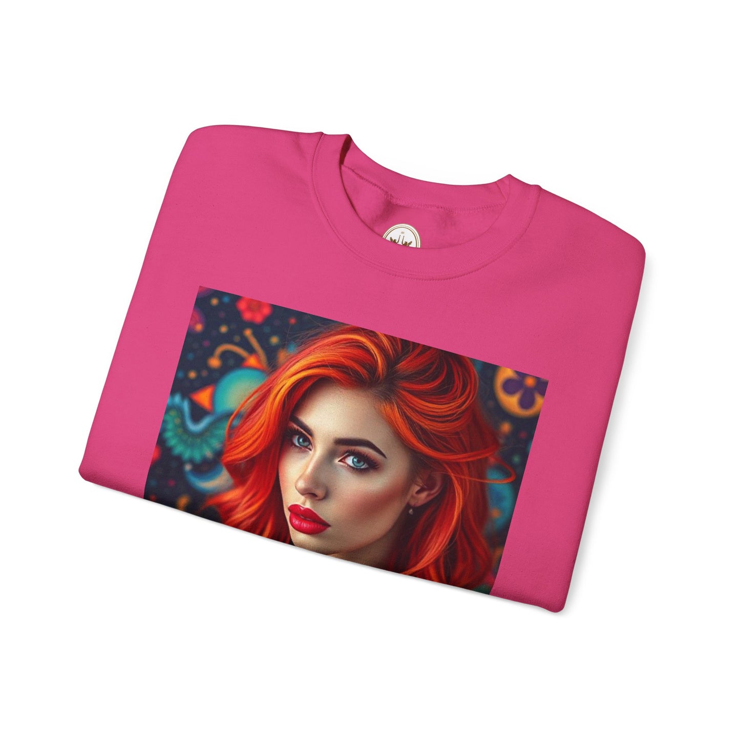 Unisex Heavy Blend™ Crewneck Sweatshirt, Aquarius, Zodiac v1, Sexy Pattern
