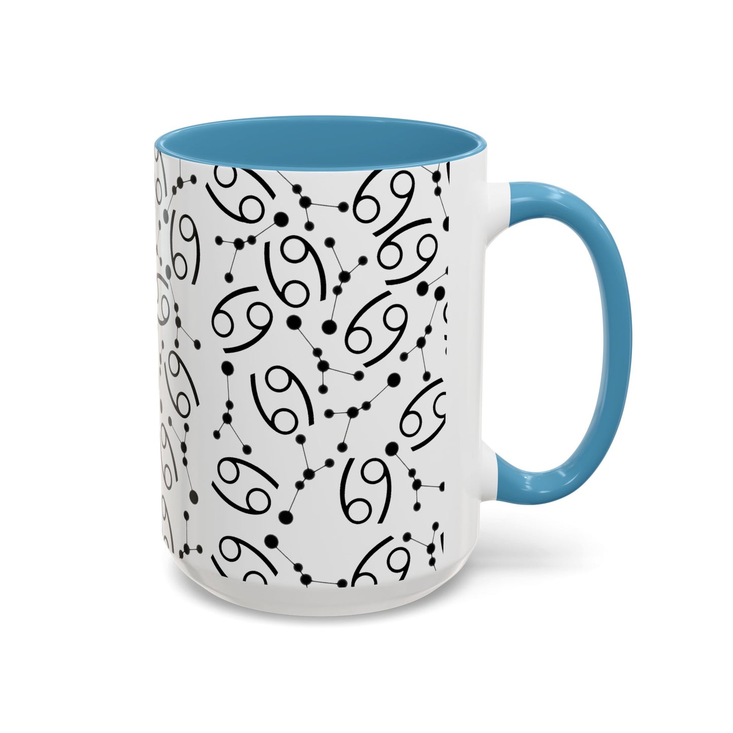 Accent Coffee Mug with the Cancer sign (11, 15oz)