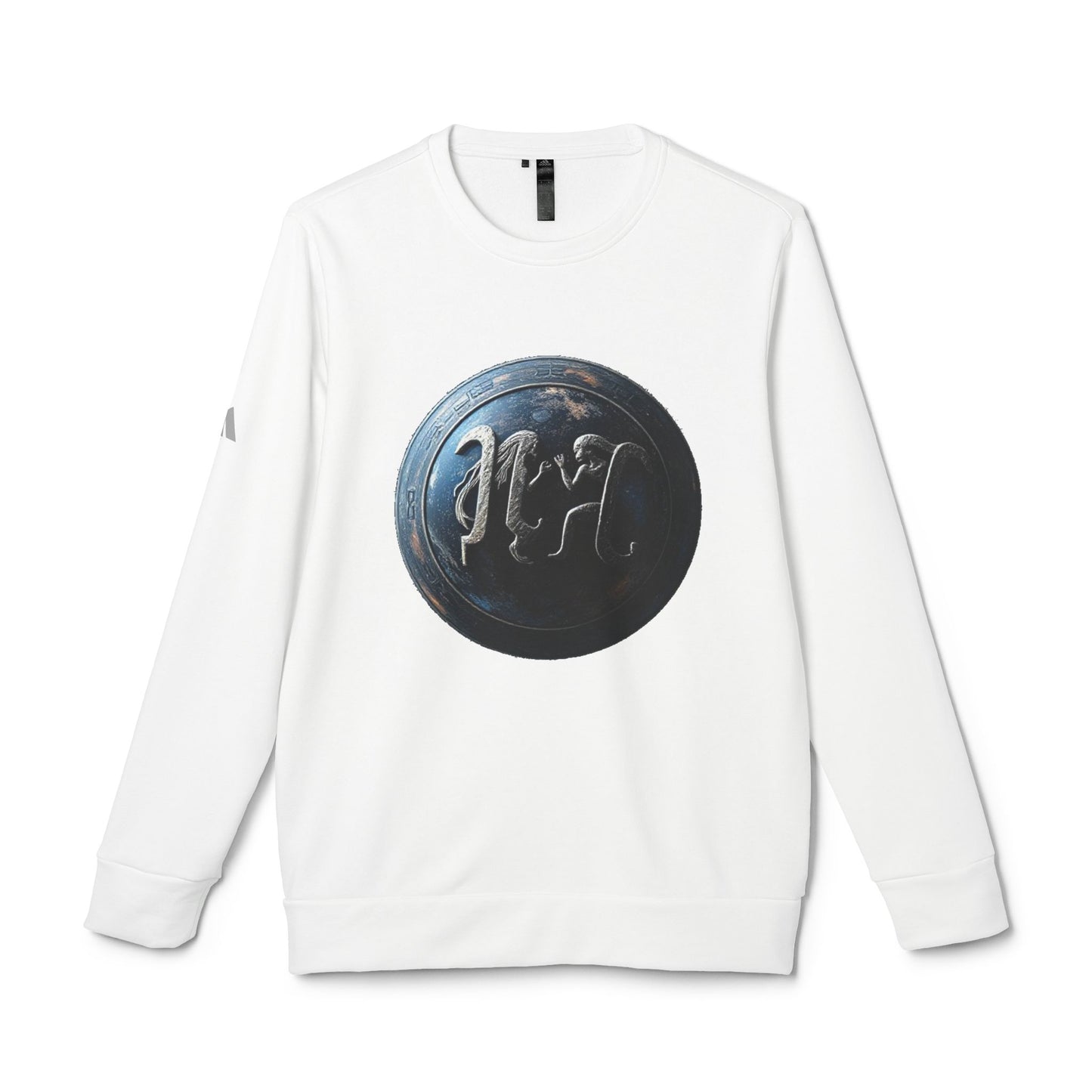 Adidas, Unisex Fleece Crewneck Sweatshirt, Gemini, Space Symbol, Zodiac