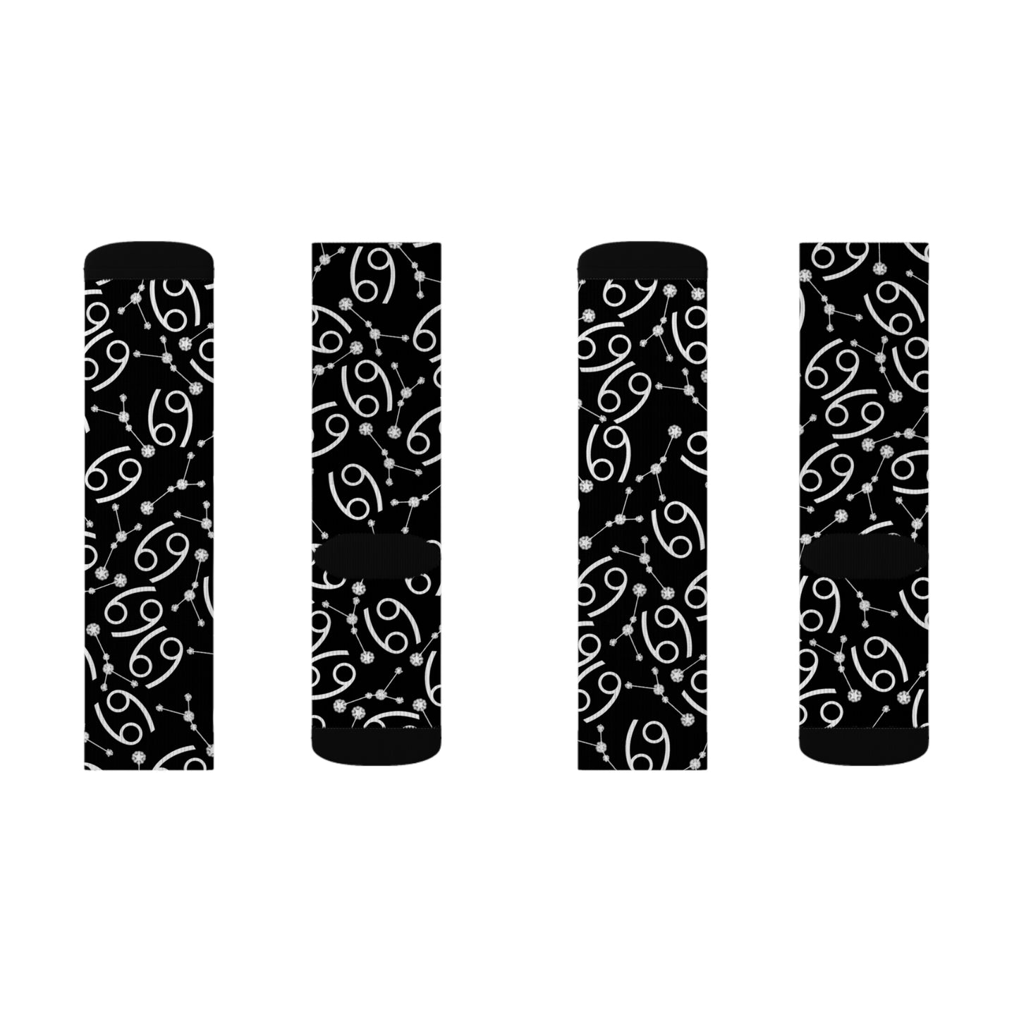 Zodiac Sublimation Socks Cancer Zodiac sign