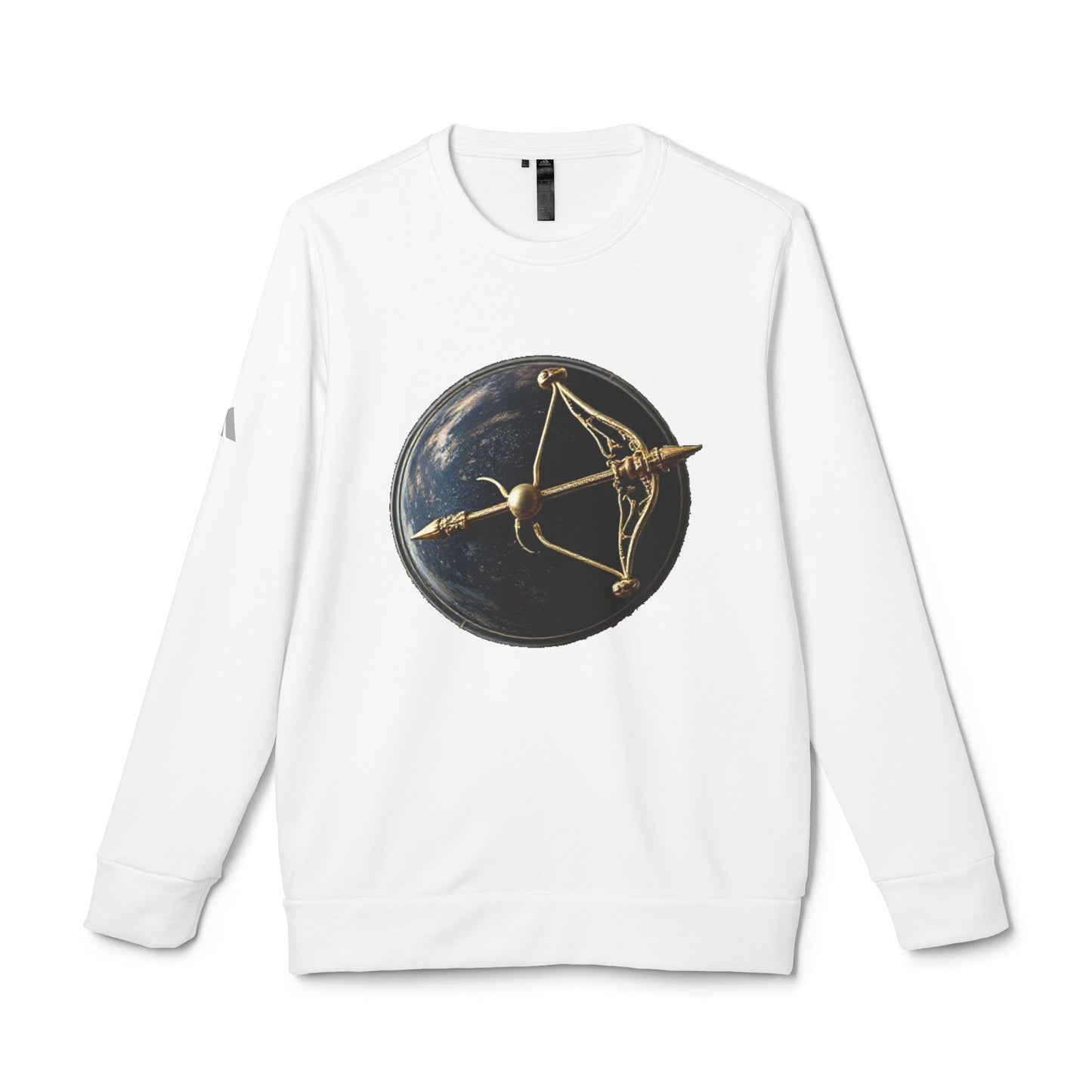 Adidas, Unisex Fleece Crewneck Sweatshirt, Sagittarius, Pop Art, Zodiac