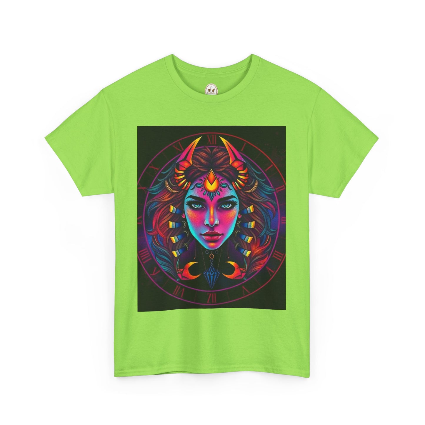 Unisex Heavy Cotton T-Shirt, Scorpio, Zodiac v4, Sexy Art