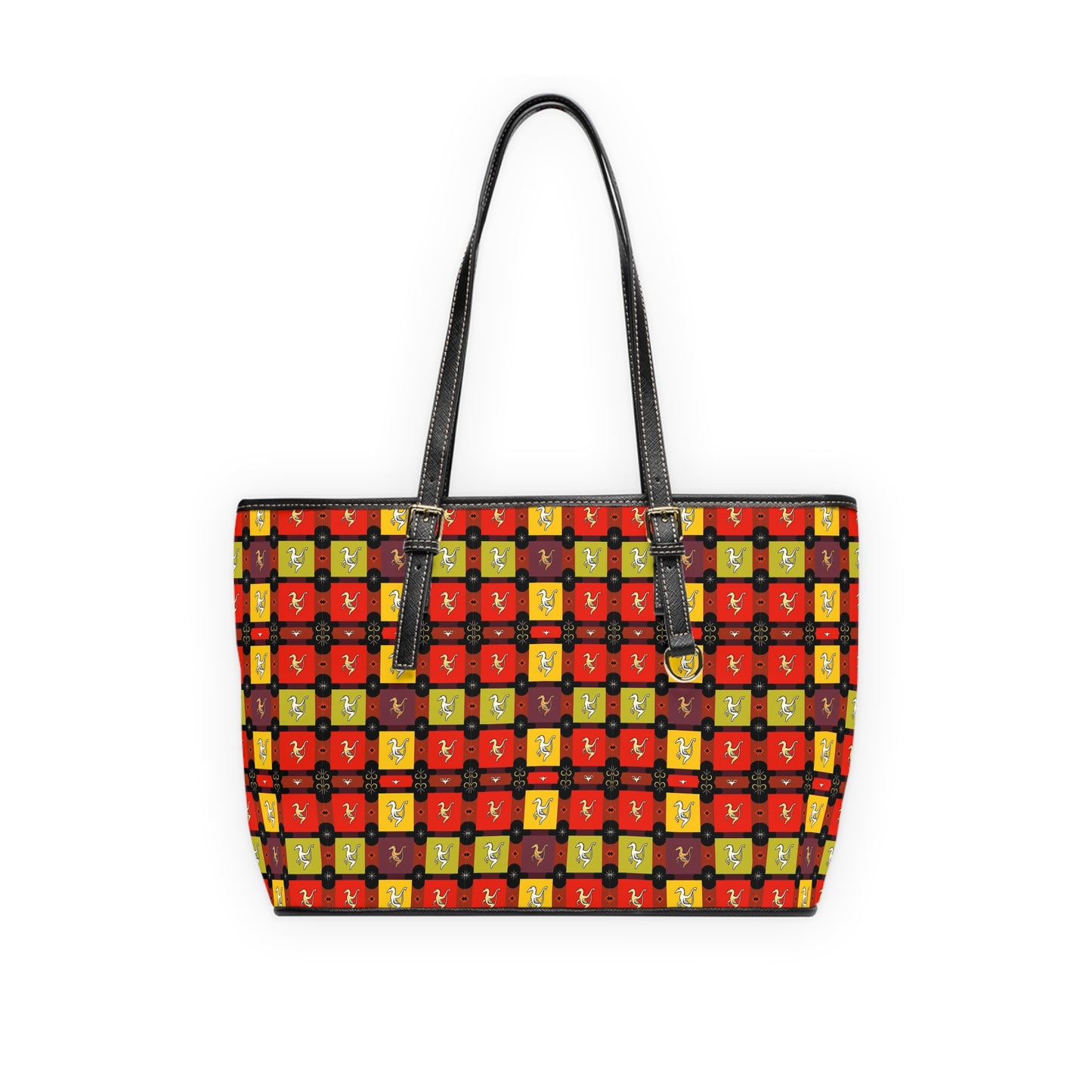 Leather Shoulder Bag, Sagittarius, Zodiac, Shapes Pattern