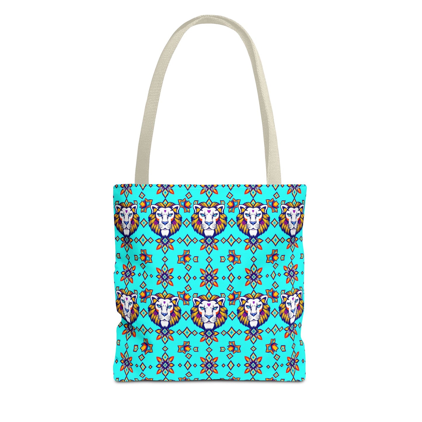 Tote Bag (AOP), Leo, Zodiac v1, Jewel Pattern