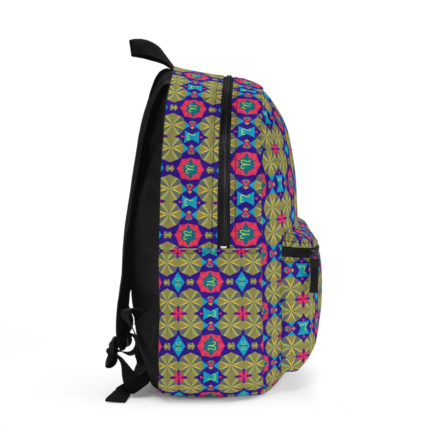 Backpack, Aquarius, Zodiac v1, Shapes Pattern