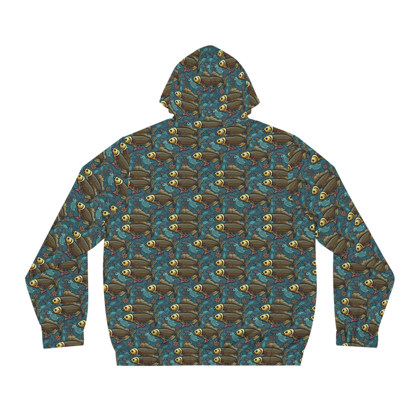 Full-Zip Hoodie (AOP), Pisces, Zodiac v1, Pattern