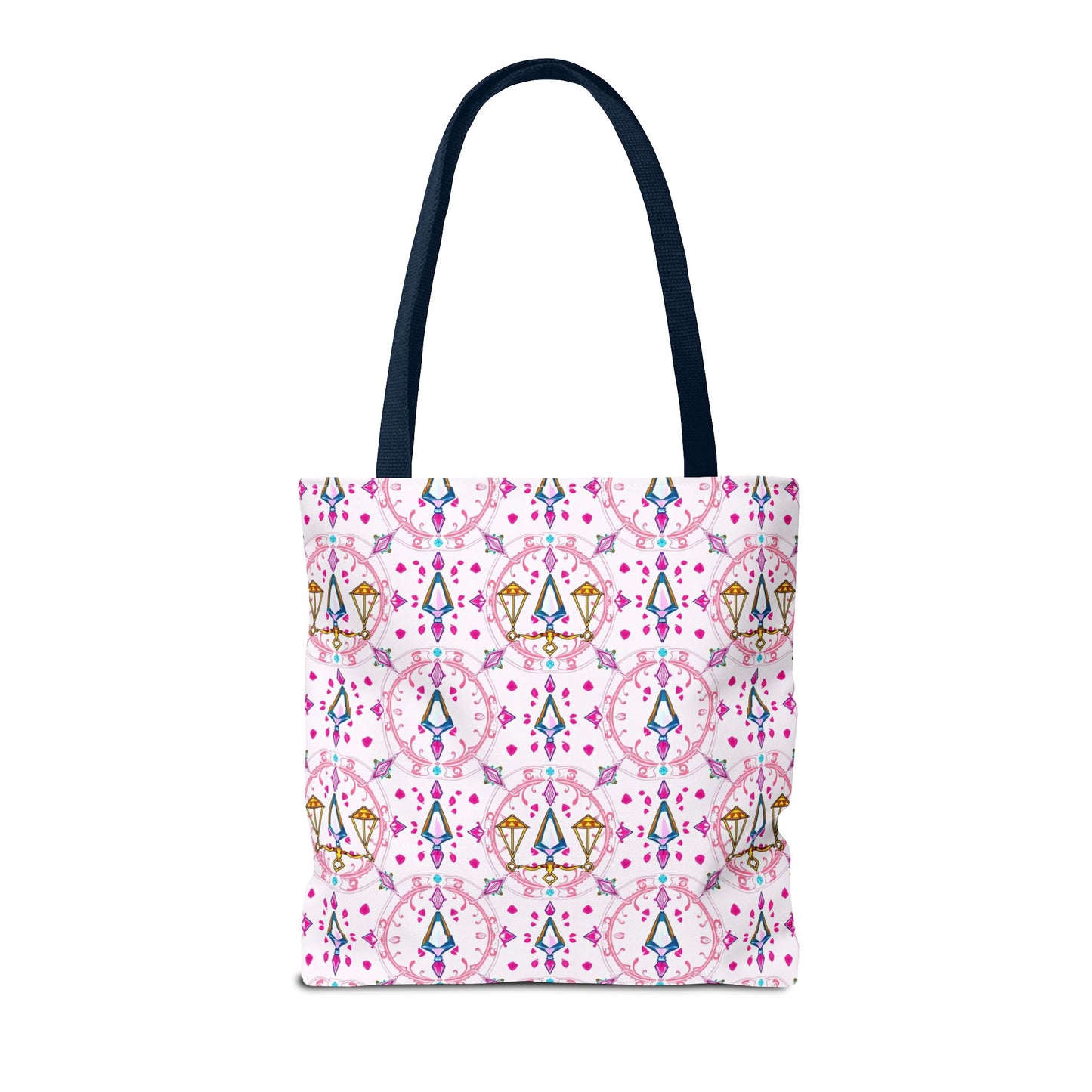 Tote Bag (AOP), Libra, Zodiac, Jewel Pattern
