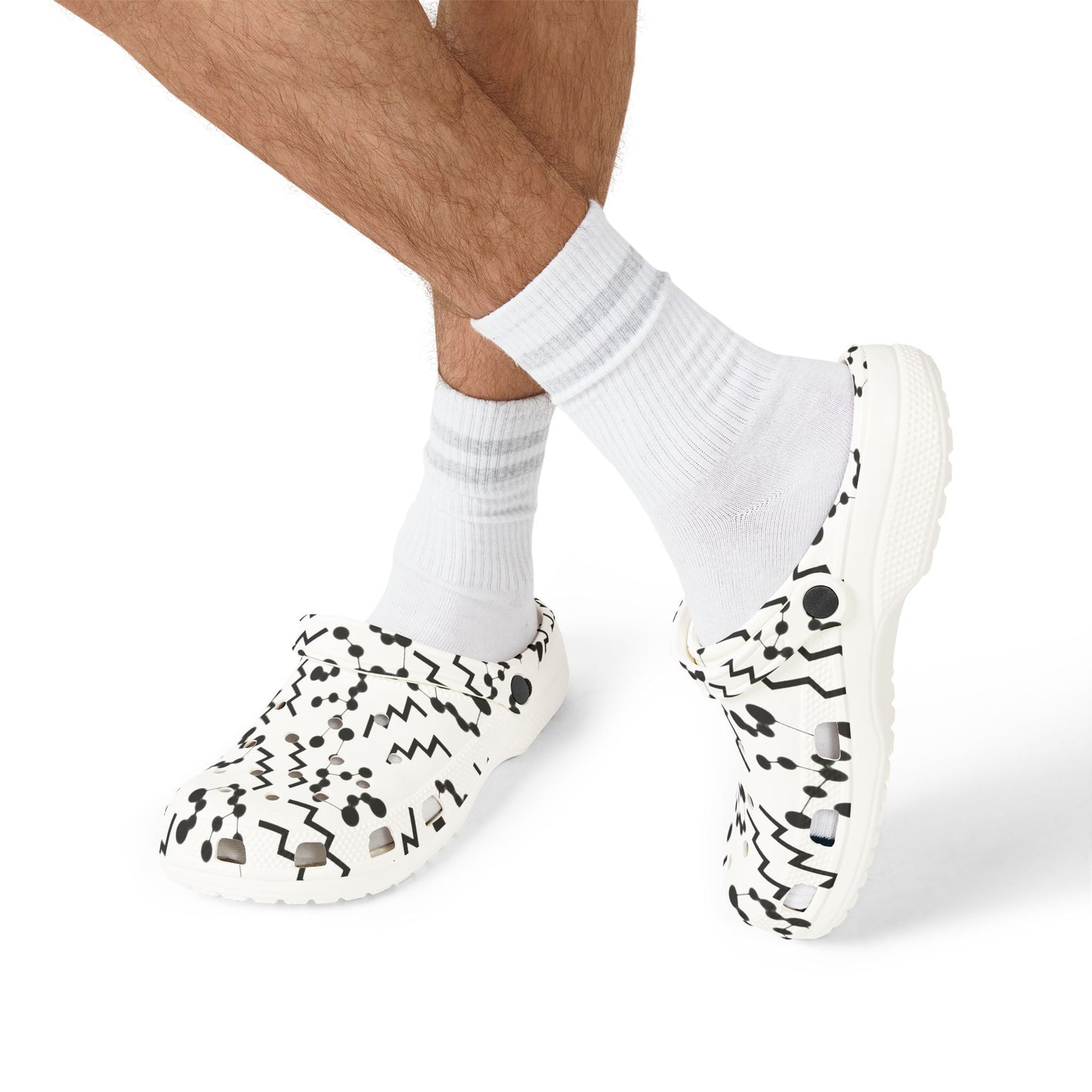 EVA Foam Rubber Shoes (AOP), Material 100% EVA, Aquarius Zodiac Design