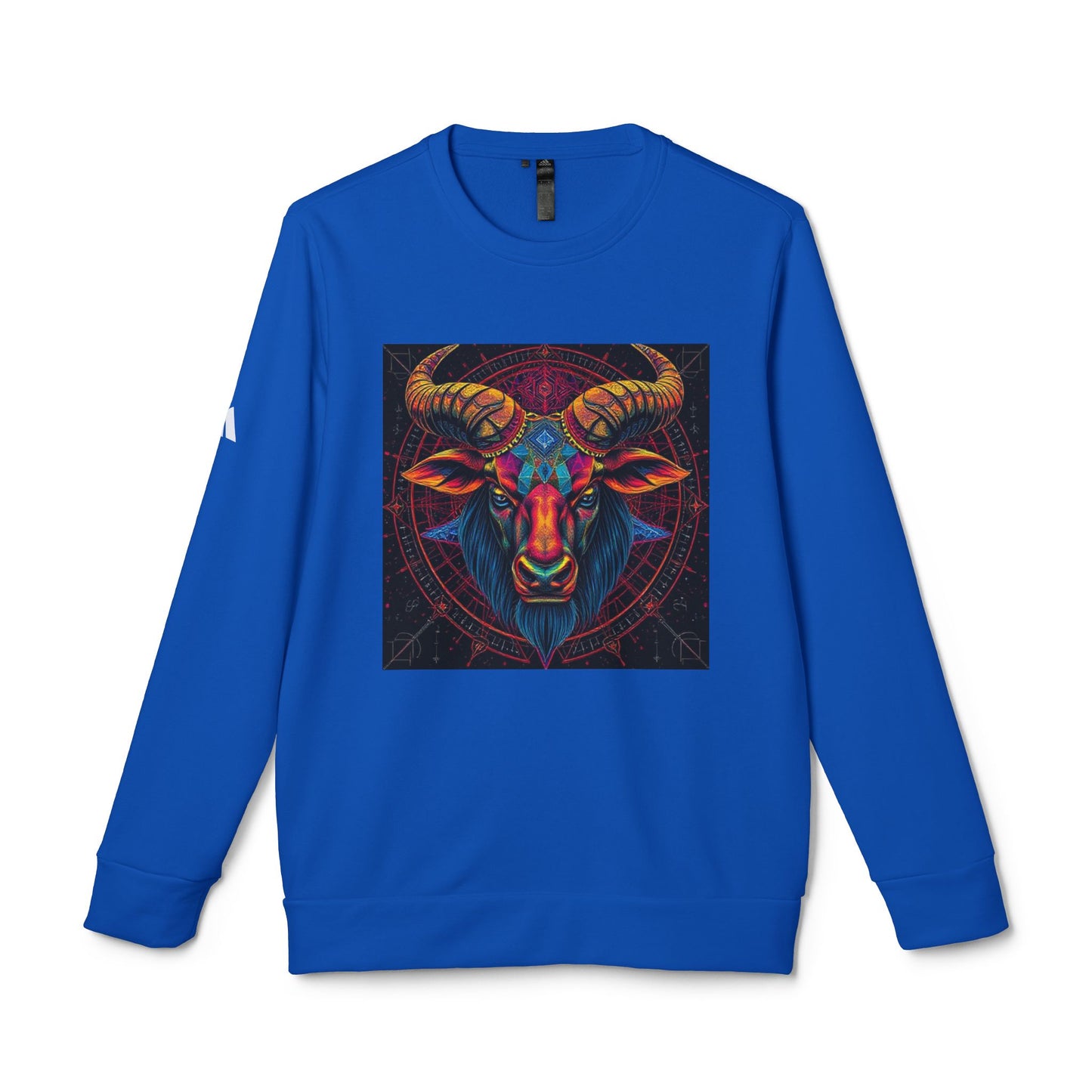 Adidas, Unisex Fleece Crewneck Sweatshirt, Taurus, Pop Art 2, Zodiac