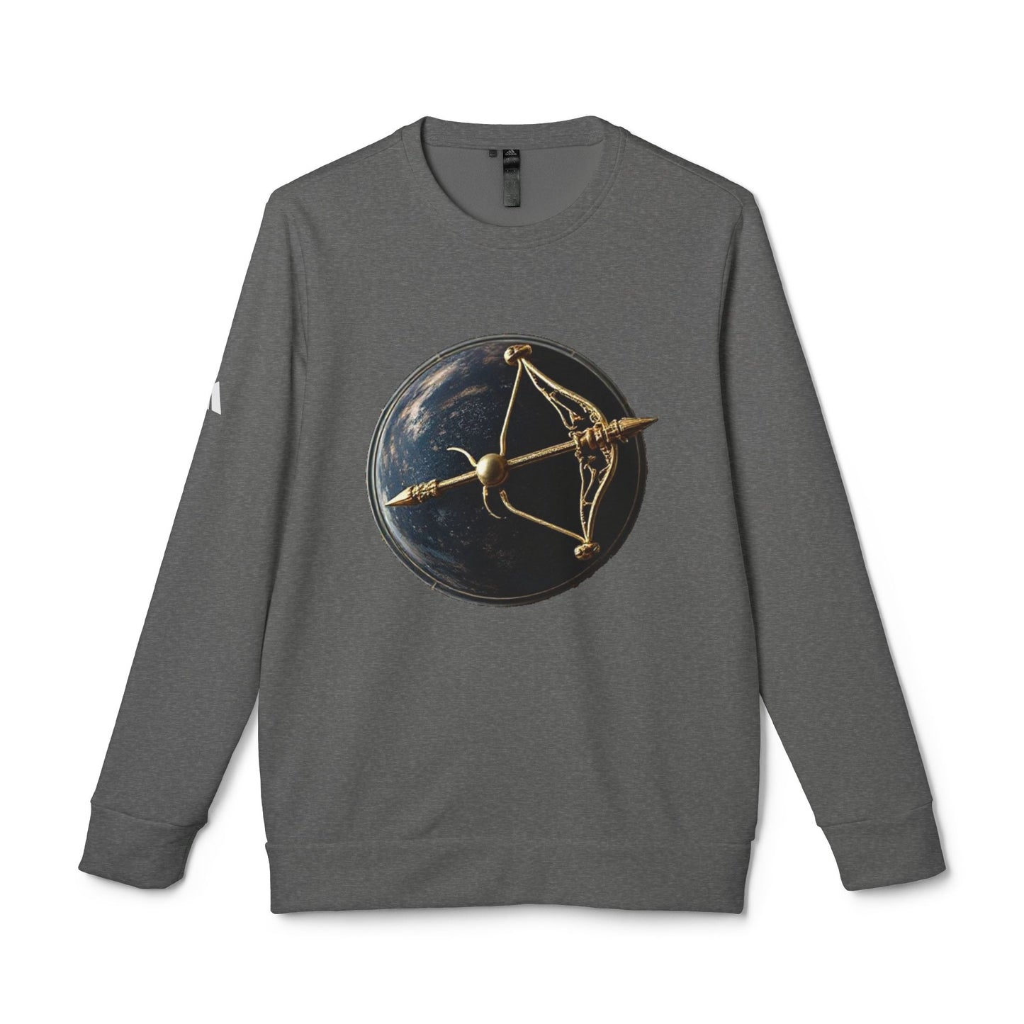 Adidas, Unisex Fleece Crewneck Sweatshirt, Sagittarius, Pop Art, Zodiac