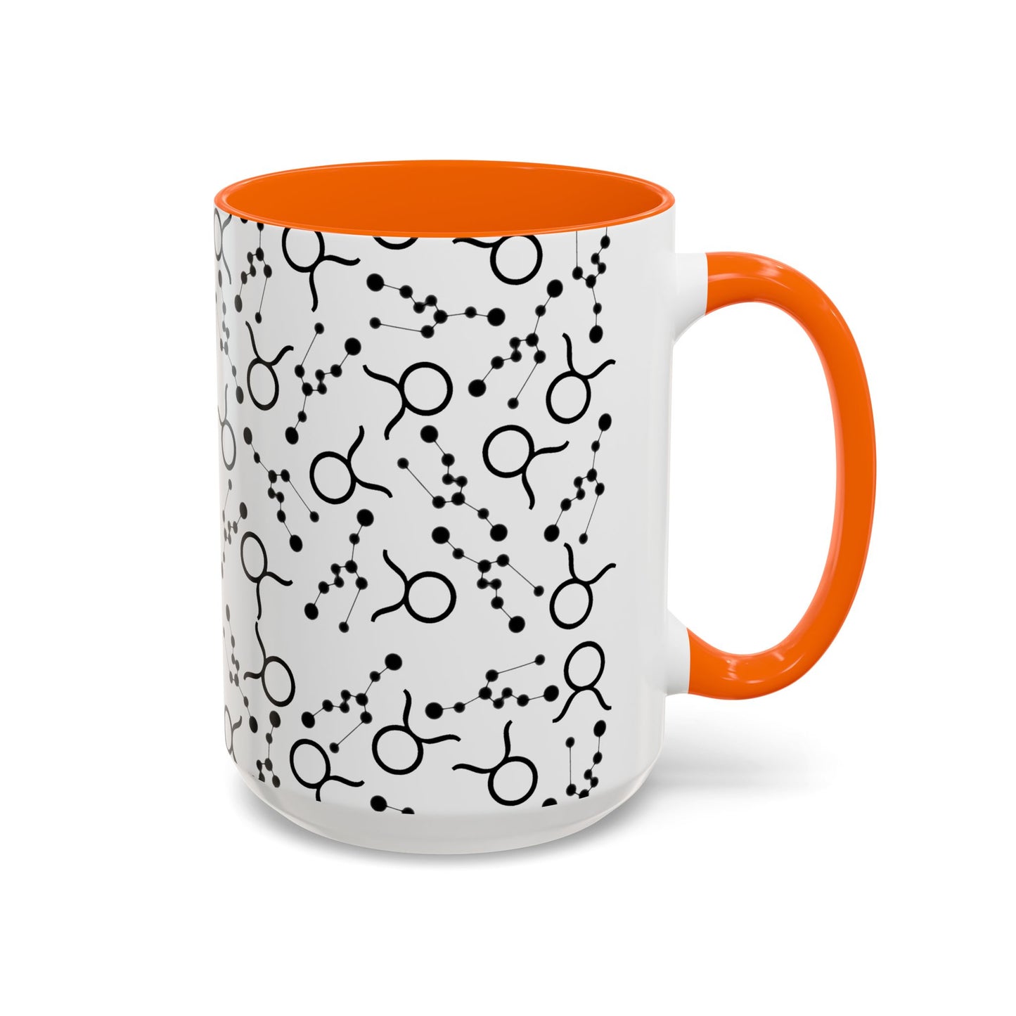 Accent Coffee Mug with the Taurus Zodiac sign (11, 15oz)