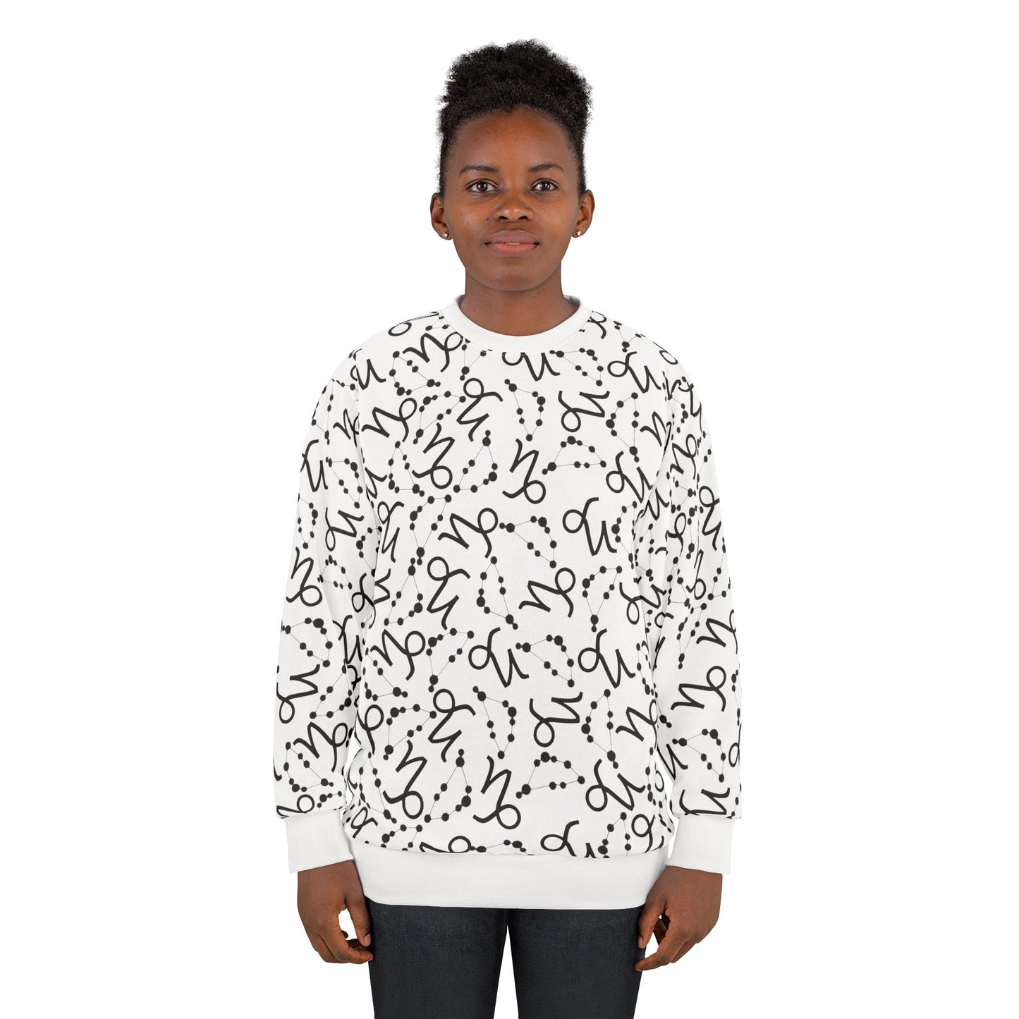 Zodiac AOP Unisex Sweatshirt Capricorn Zodiac Sign