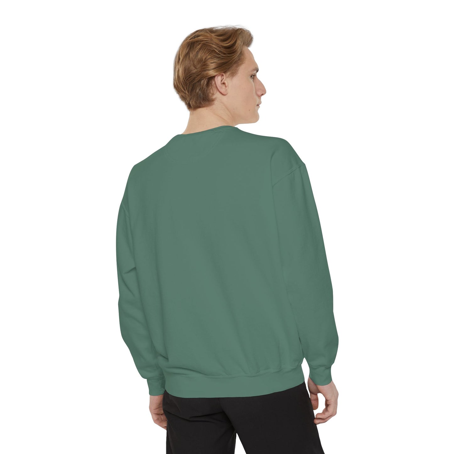 Garment-Dyed Sweatshirt, Unisex, Space Symbol Design, Virgo