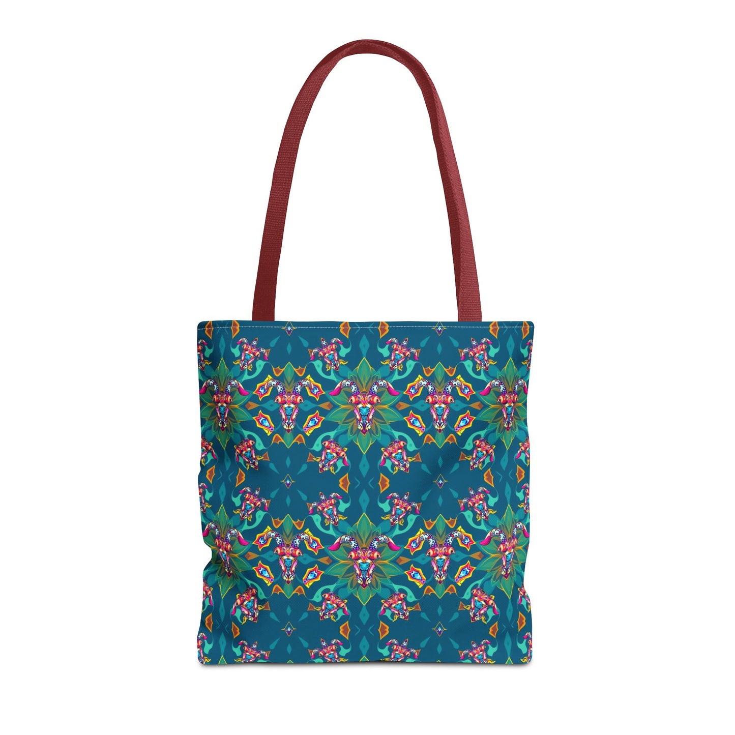 Tote Bag (AOP), Taurus, Zodiac v1, Jewel Pattern