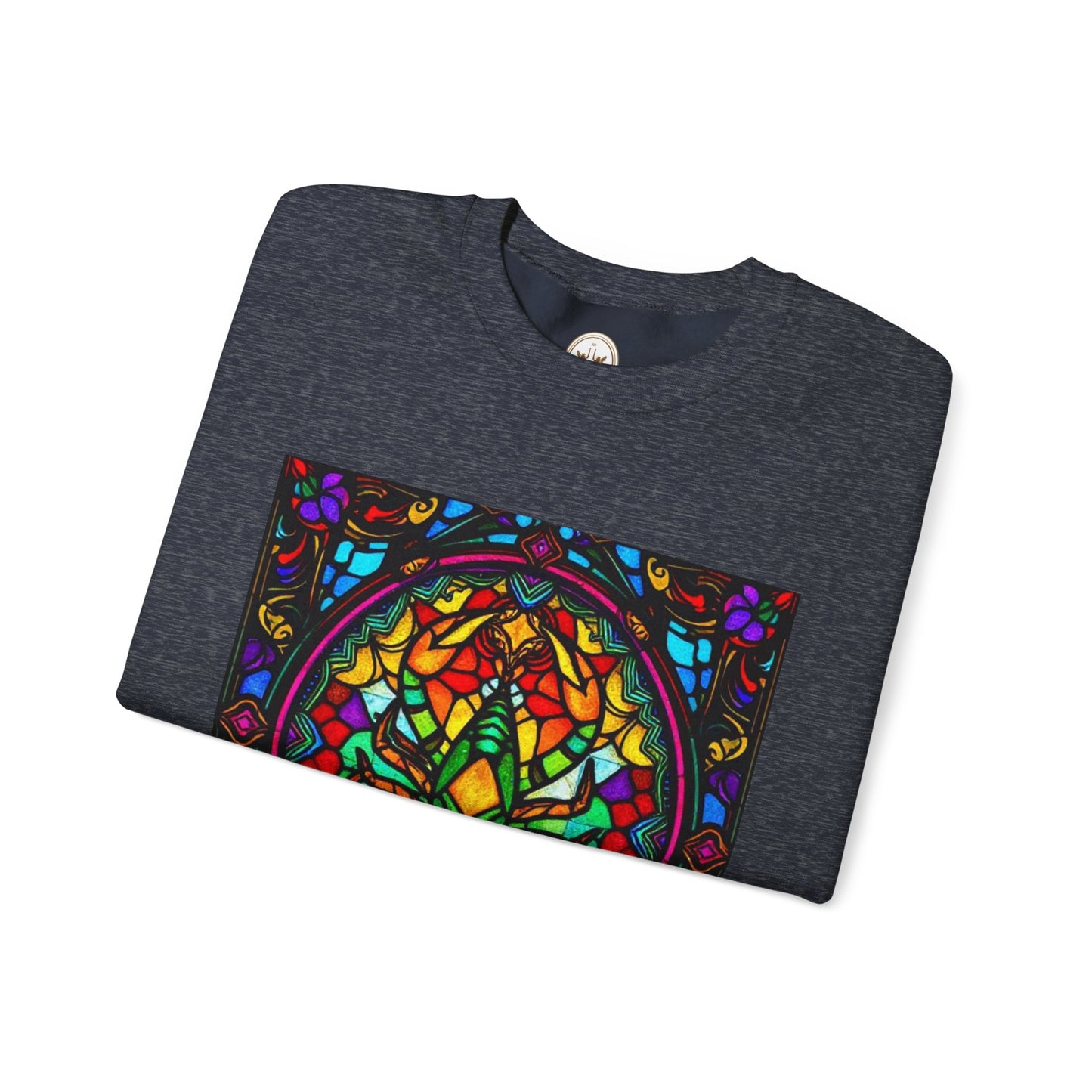 Unisex Heavy Blend™ Crewneck Sweatshirt, Glass 1, Scorpio Zodiac Design