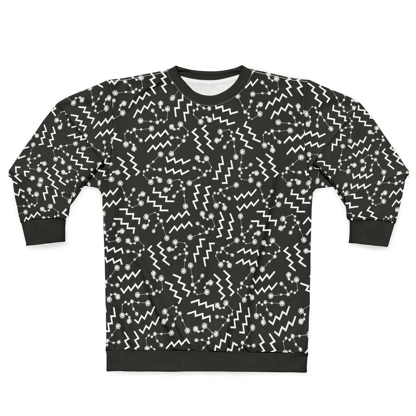 Zodiac AOP Unisex Sweatshirt Aquarius Zodiac Sign