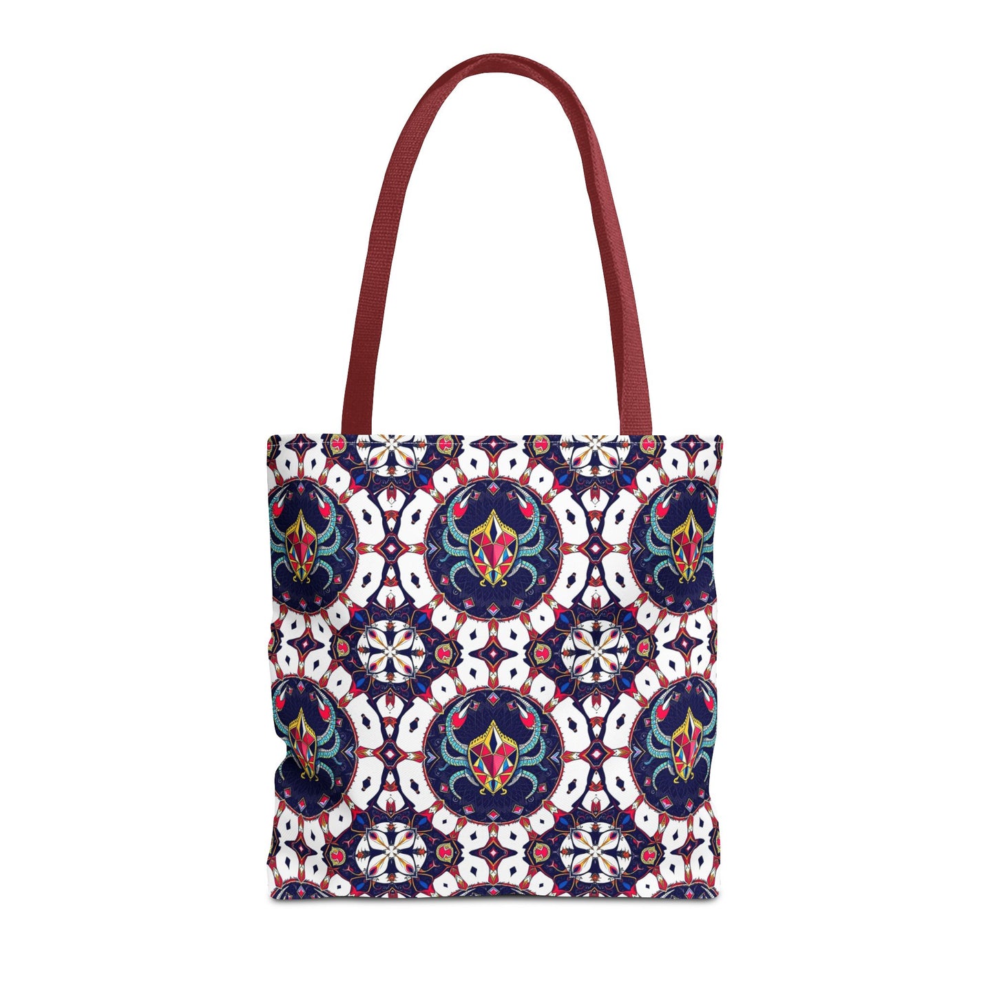 Tote Bag (AOP), Scorpio, Zodiac v1, Jewel Pattern
