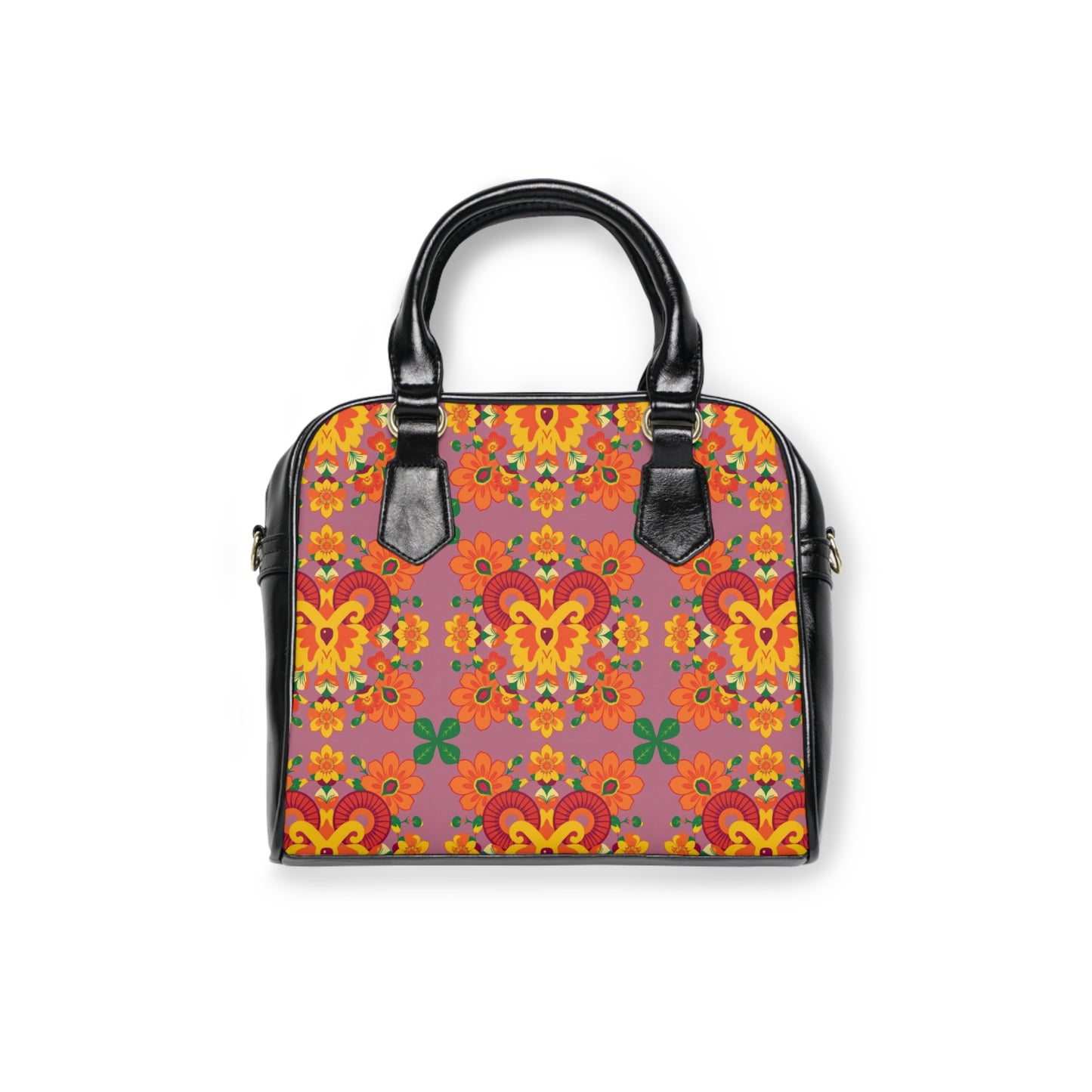 Shoulder Handbag, Aries, Zodiac, Flower Pattern