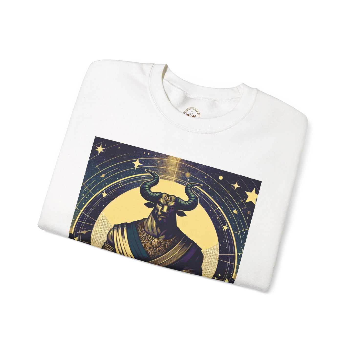 Unisex Heavy Blend™ Crewneck Sweatshirt, Minotaur, Taurus Zodiac Design