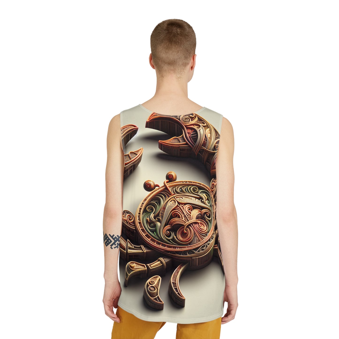 Men's Tank (AOP), Regular fit, Crab Cancer Zodiac Sign