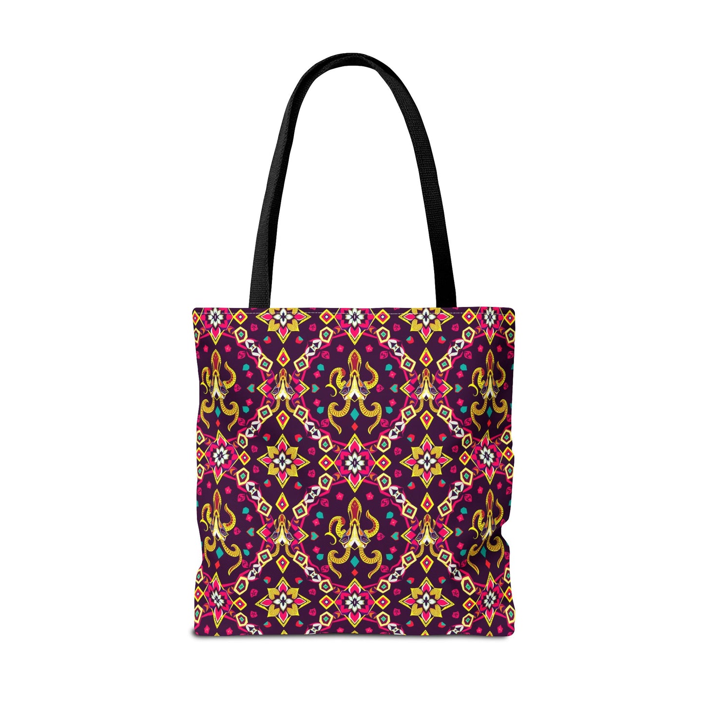 Tote Bag (AOP), Capricorn, Zodiac, Jewel Pattern