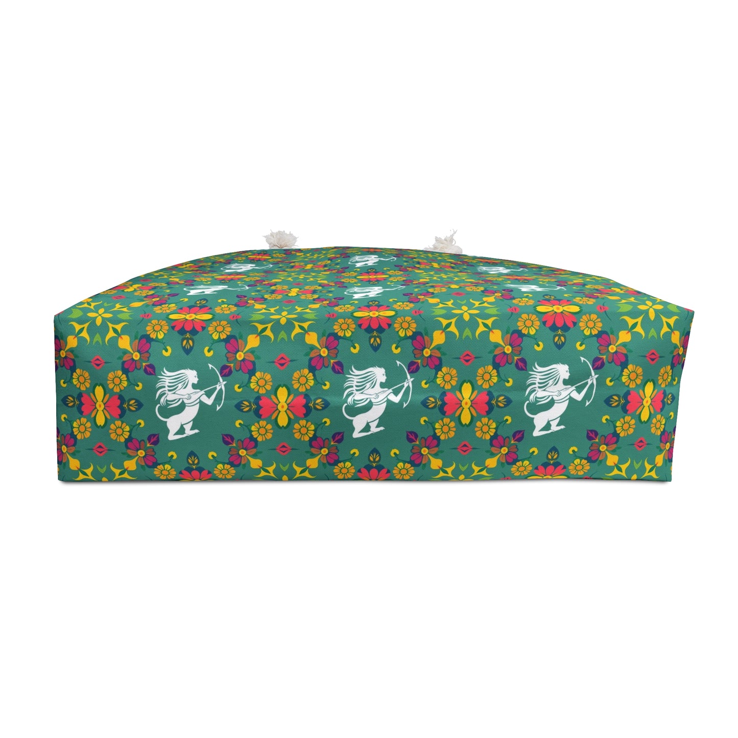 Weekender Bag, Sagittarius, Zodiac, Flower Pattern