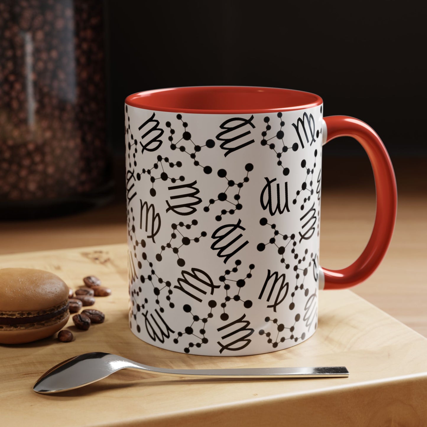 Accent Coffee Mug with the Virgo sign (11, 15oz)