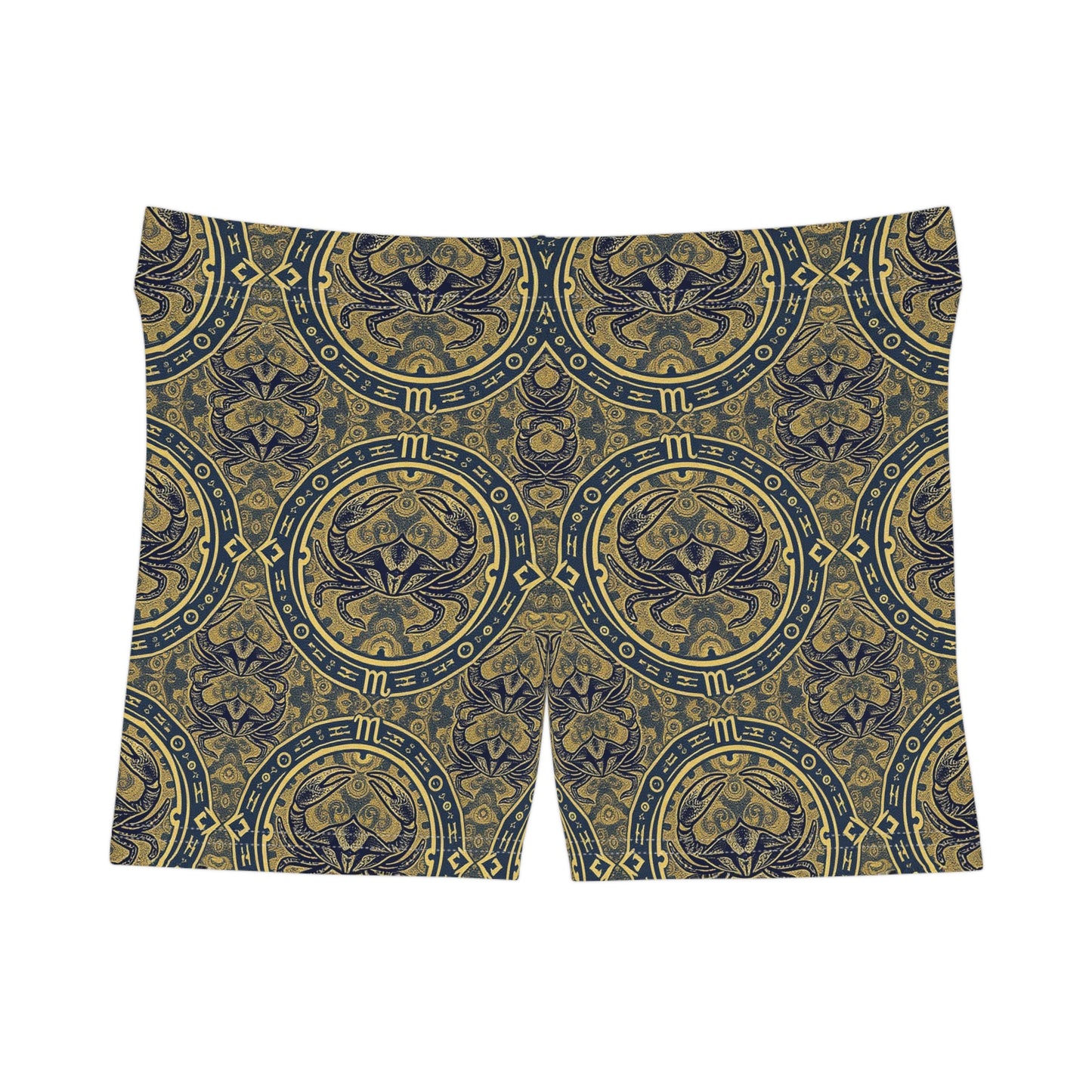 Women's Shorts, AOP, Cancer, Zodiac, Pattern