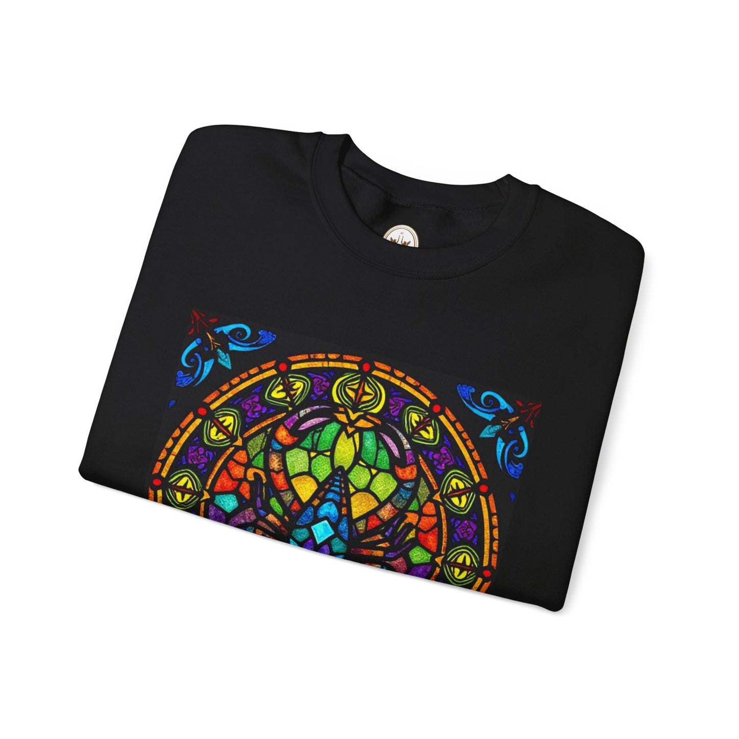 Unisex Heavy Blend™ Crewneck Sweatshirt, Glass 1, Scorpio Zodiac Design