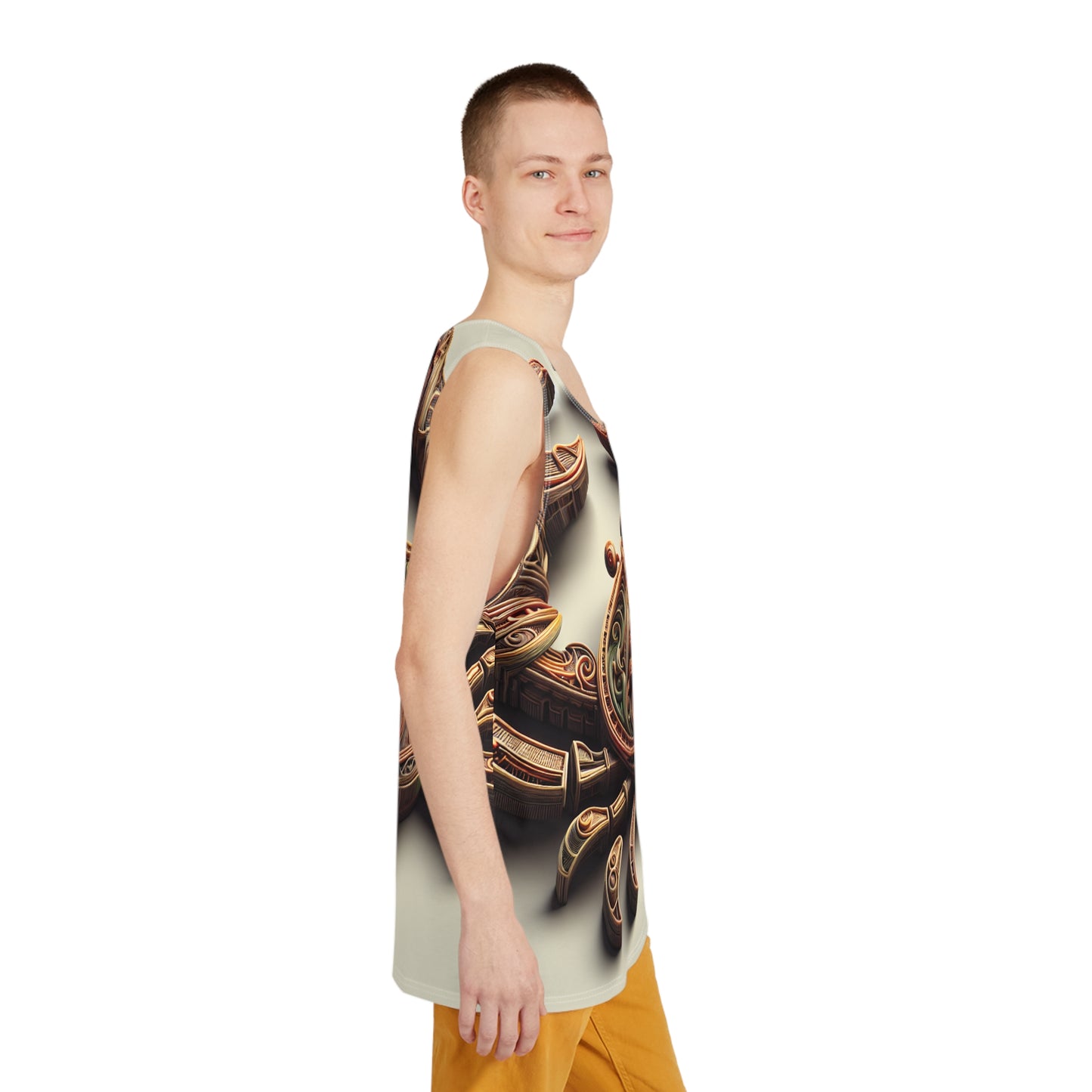 Men's Tank (AOP), Regular fit, Crab Cancer Zodiac Sign