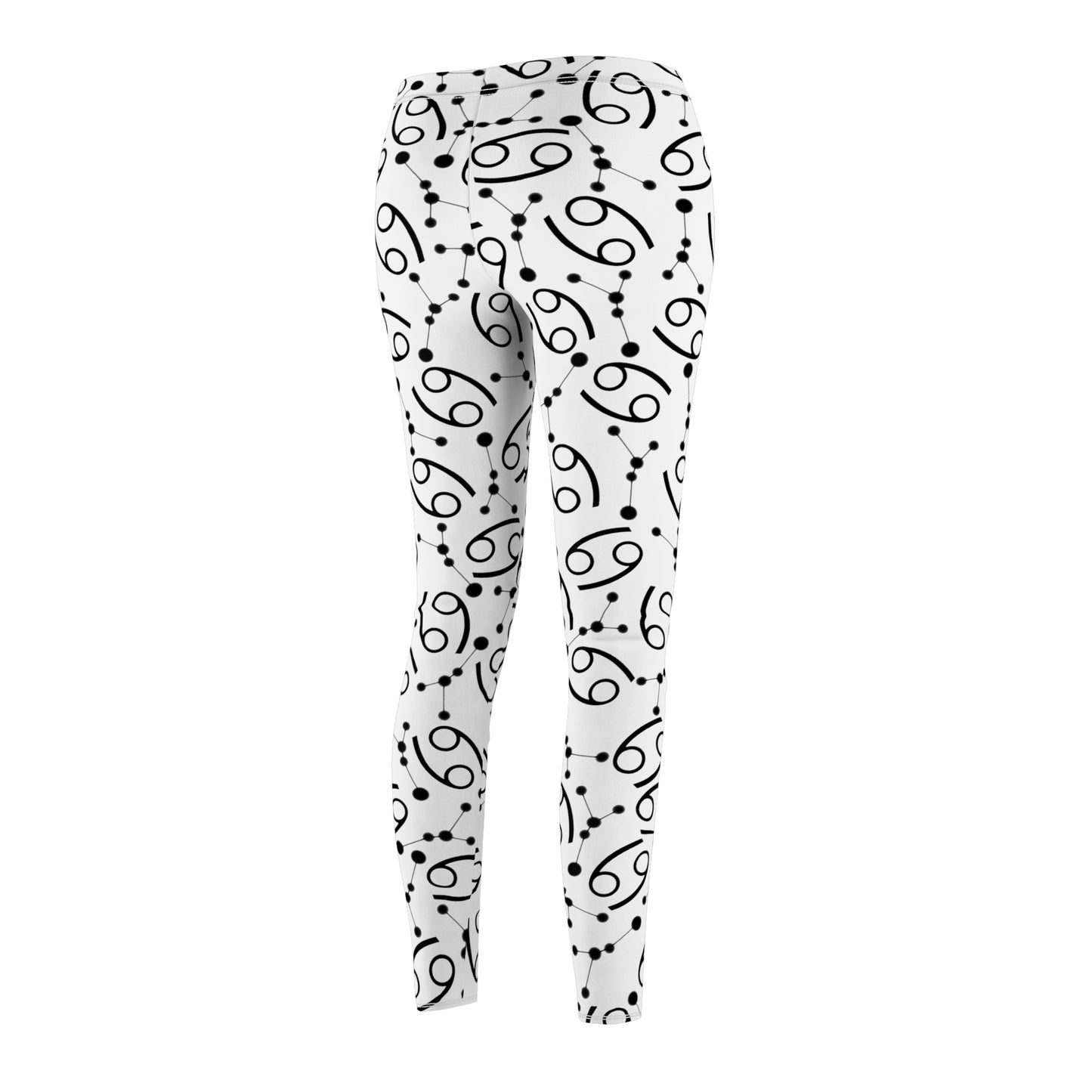 Women's Zodiac Cut & Sew Casual Leggings Cancer Zodiac sign
