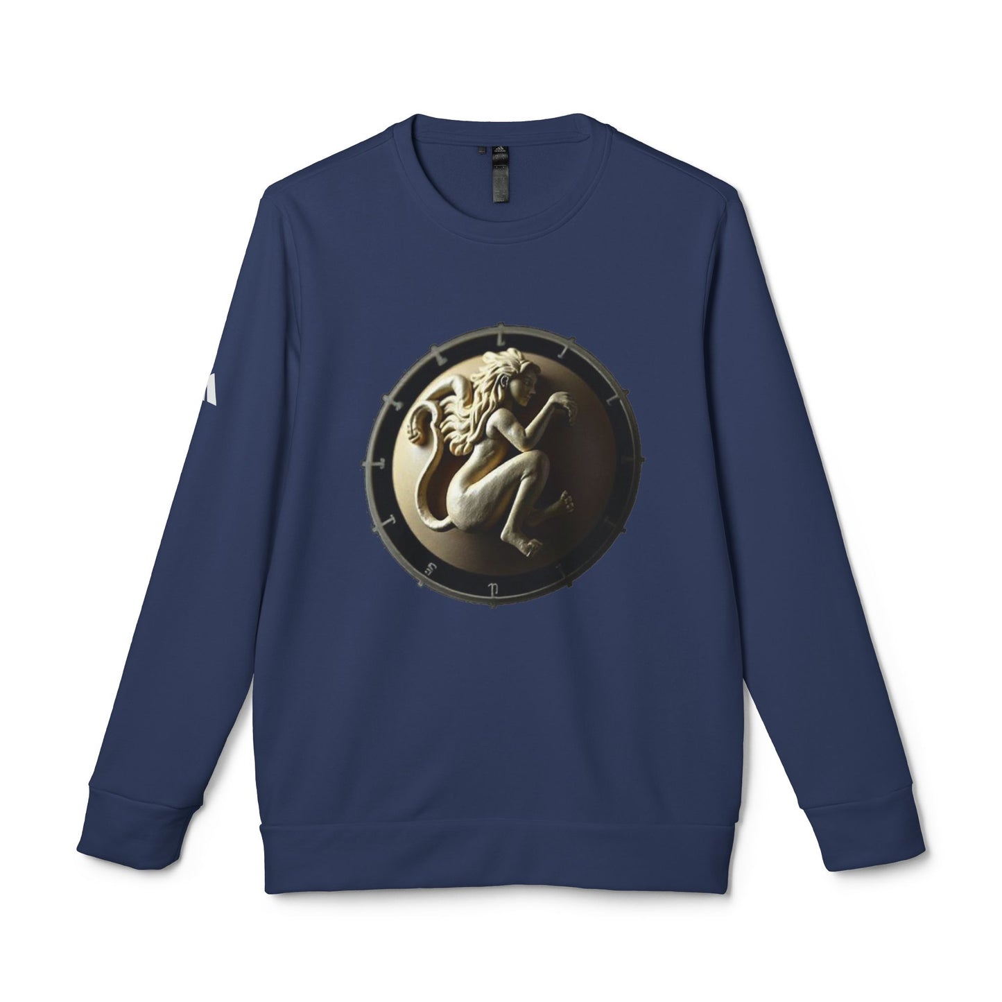 Adidas, Unisex Fleece Crewneck Sweatshirt, Virgo, Space Symbol, Zodiac