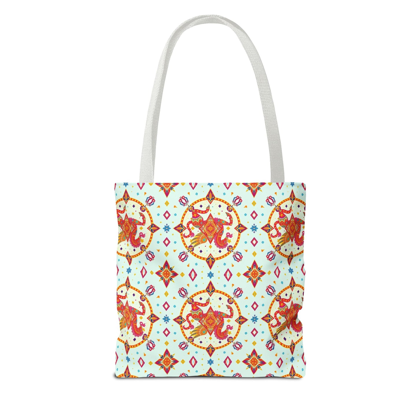 Tote Bag (AOP), Aquarius, Zodiac v1, Jewel Pattern