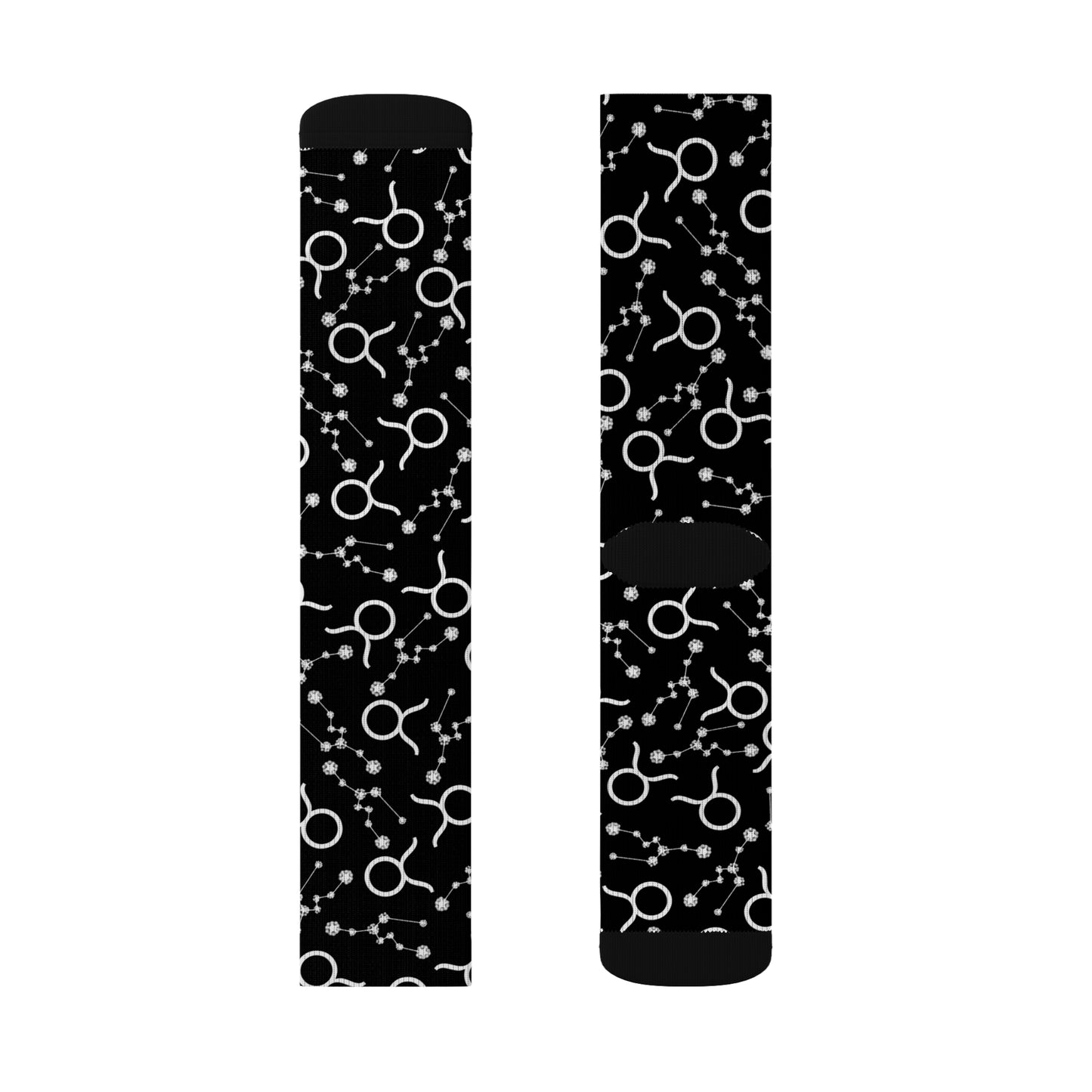 Zodiac Sublimation Socks Taurus Zodiac sign
