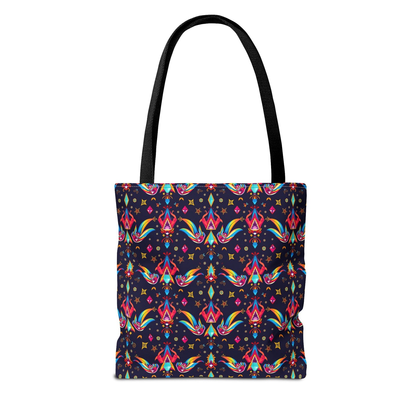 Tote Bag (AOP), Virgo, Zodiac v1, Jewel Pattern