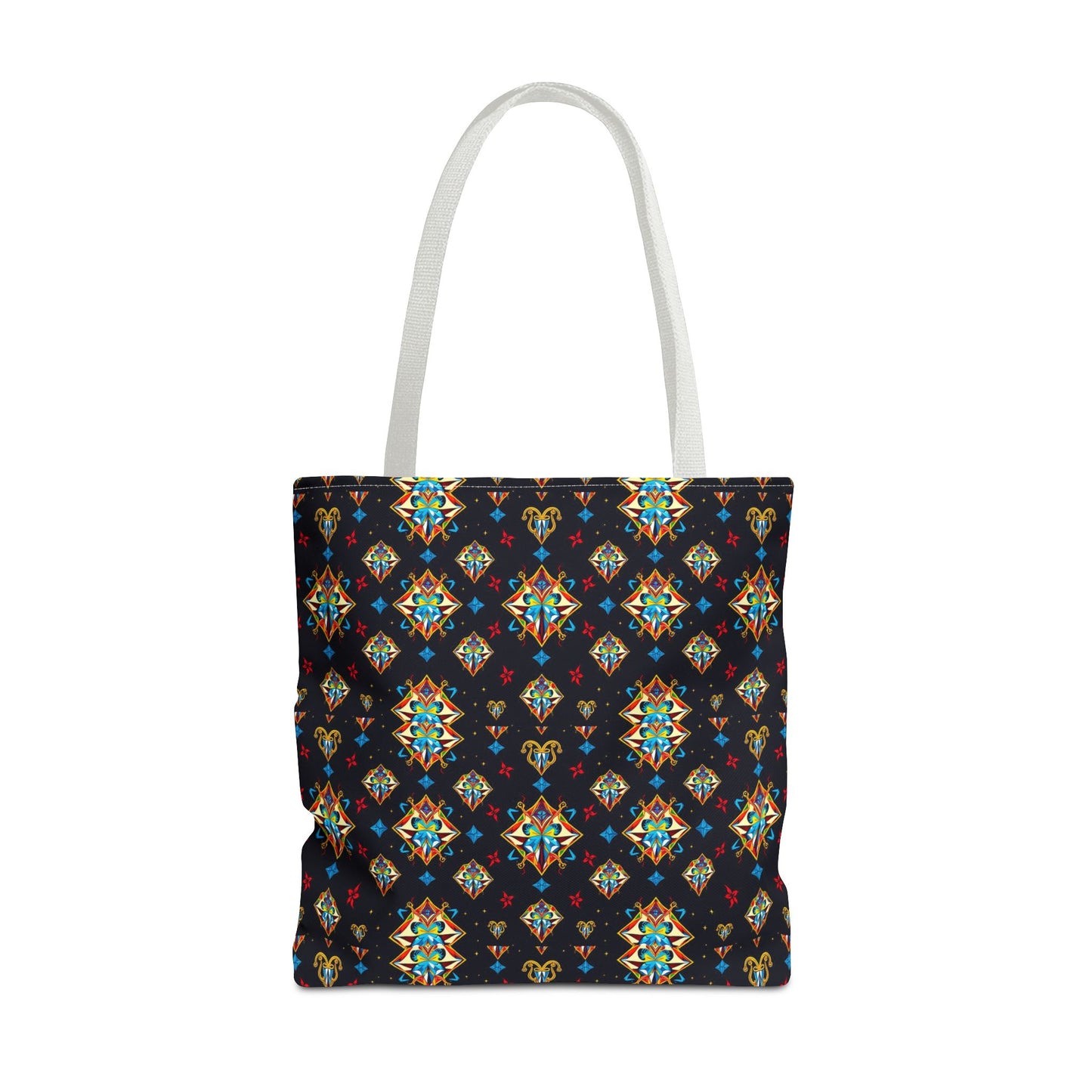 Tote Bag (AOP), Sagittarius, Zodiac v1, Jewel Pattern