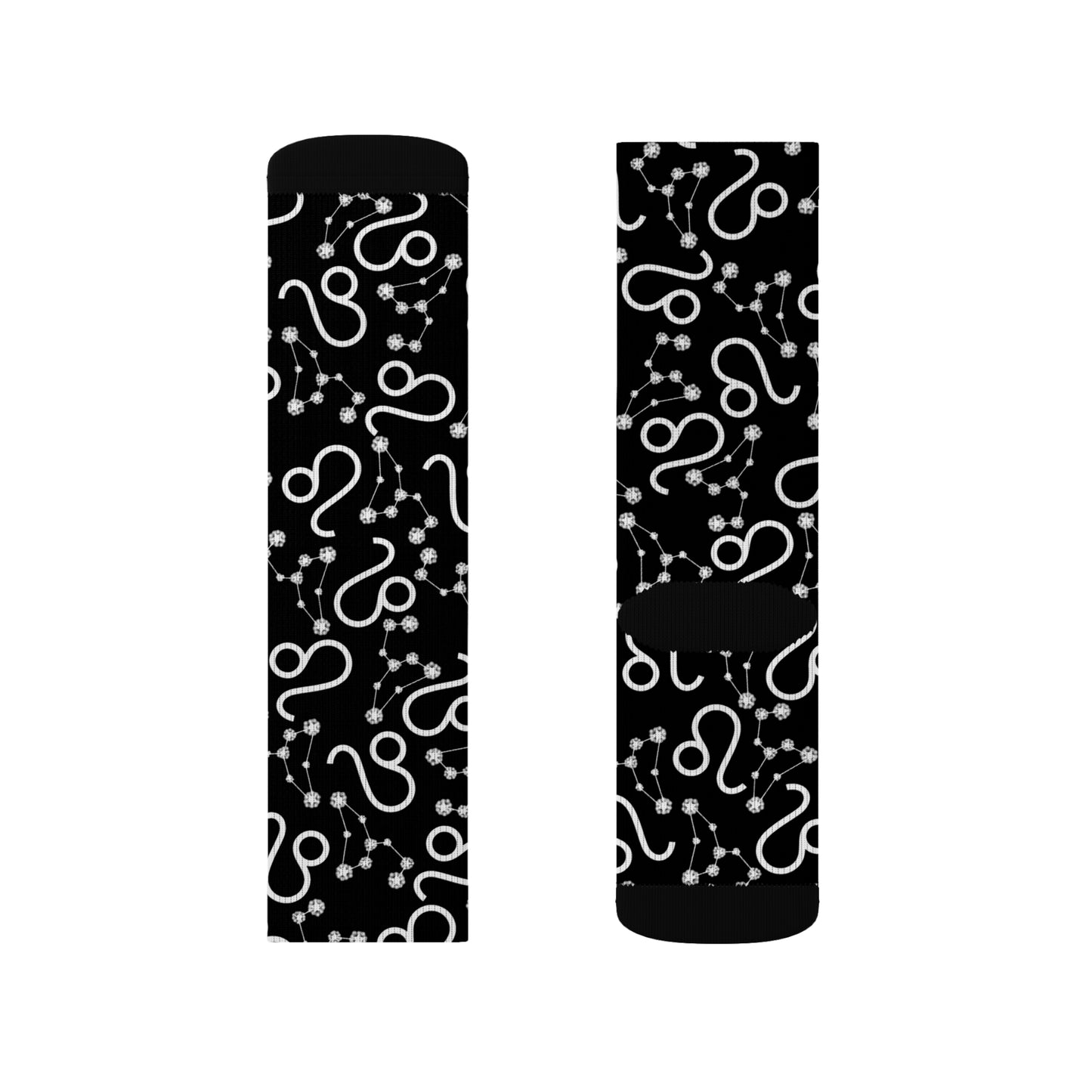 Zodiac Sublimation Socks Leo Zodiac sign