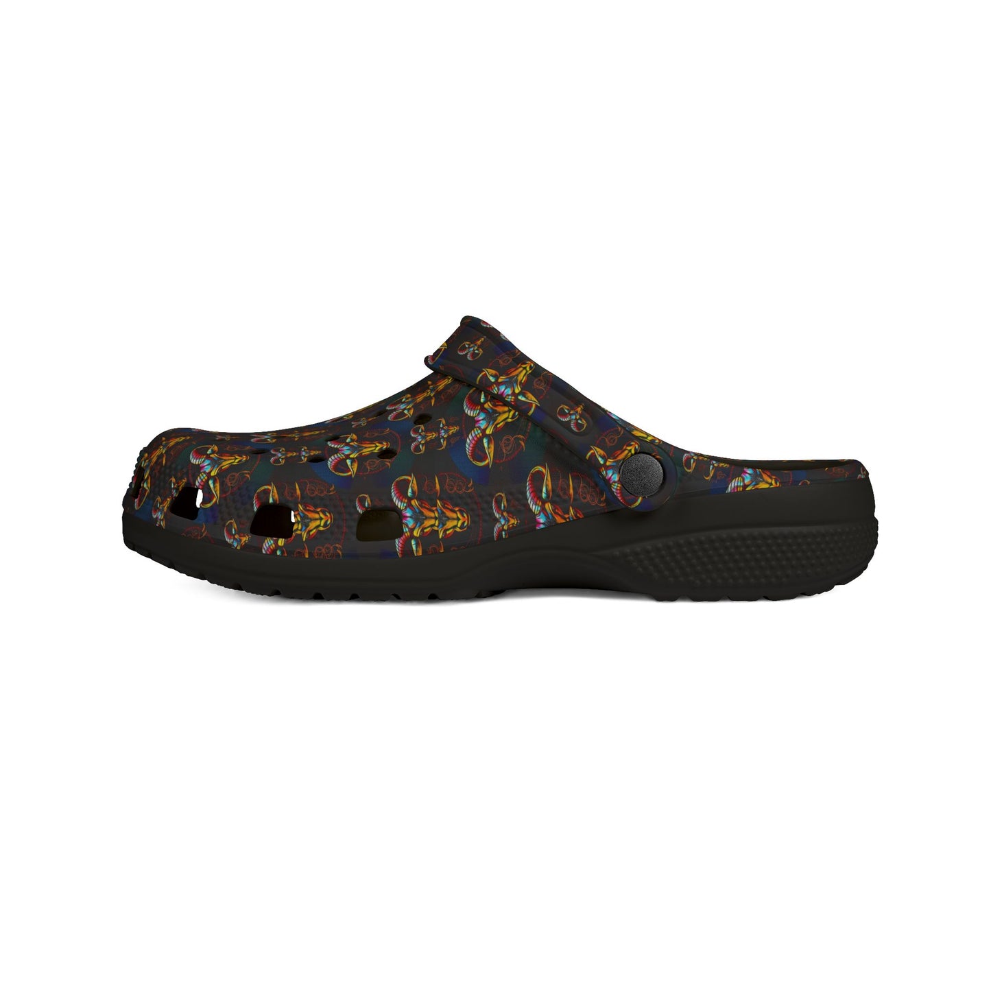 EVA Foam Rubber Shoes, (AOP), Taurus, Zodiac v2, Pattern