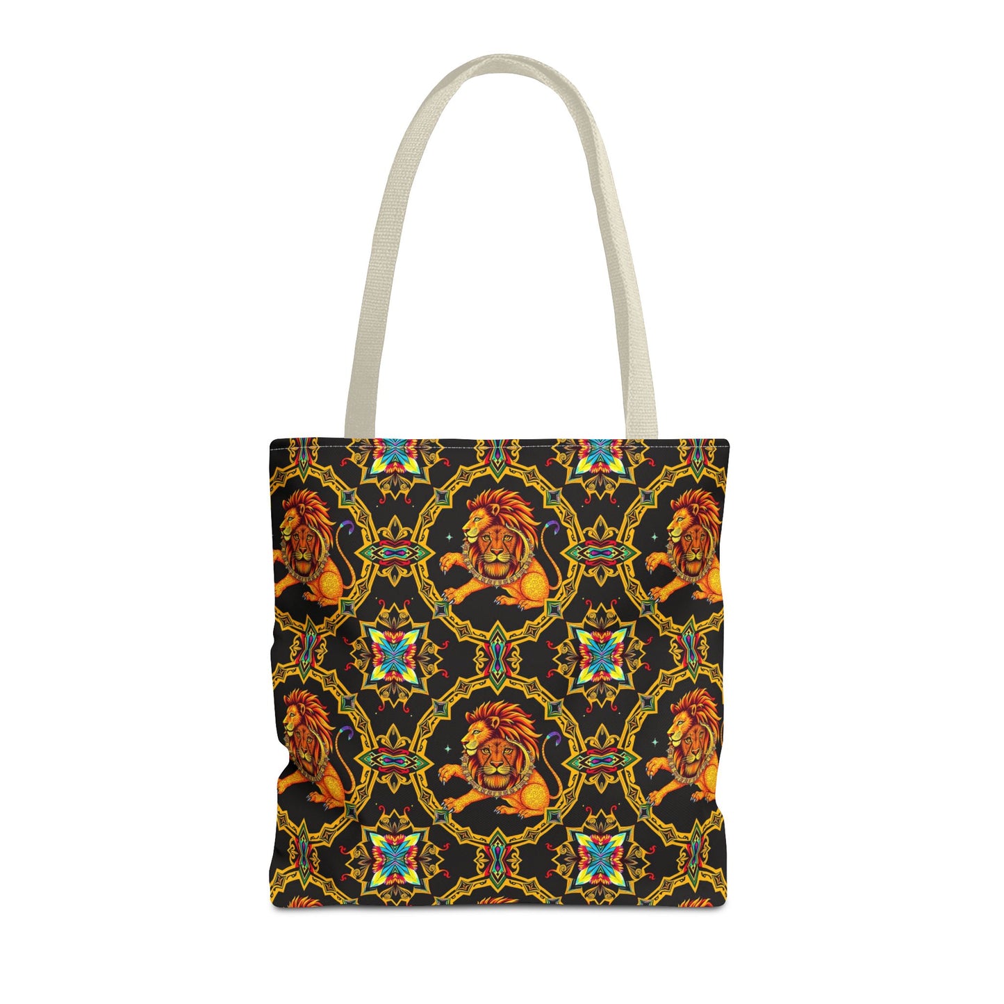 Tote Bag (AOP), Leo, Zodiac, Jewel Pattern