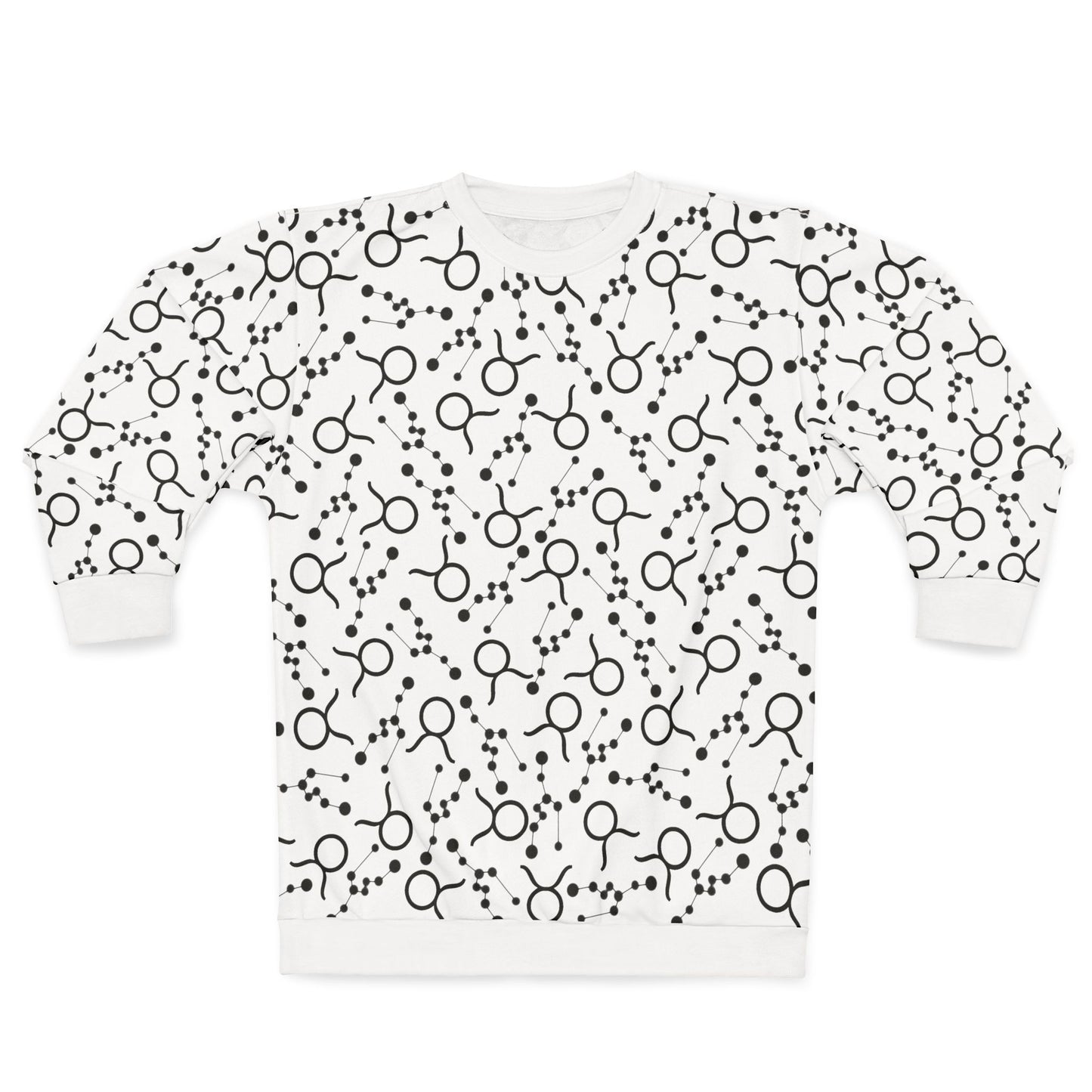 Zodiac AOP Unisex Sweatshirt Taurus Zodiac Sign
