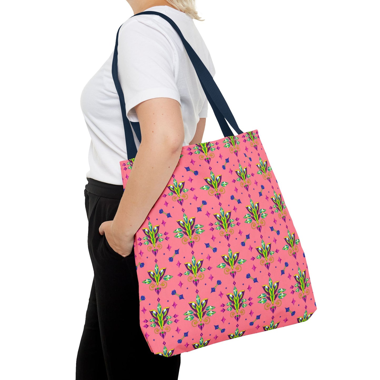 Tote Bag (AOP), Aquarius, Zodiac, Jewel Pattern