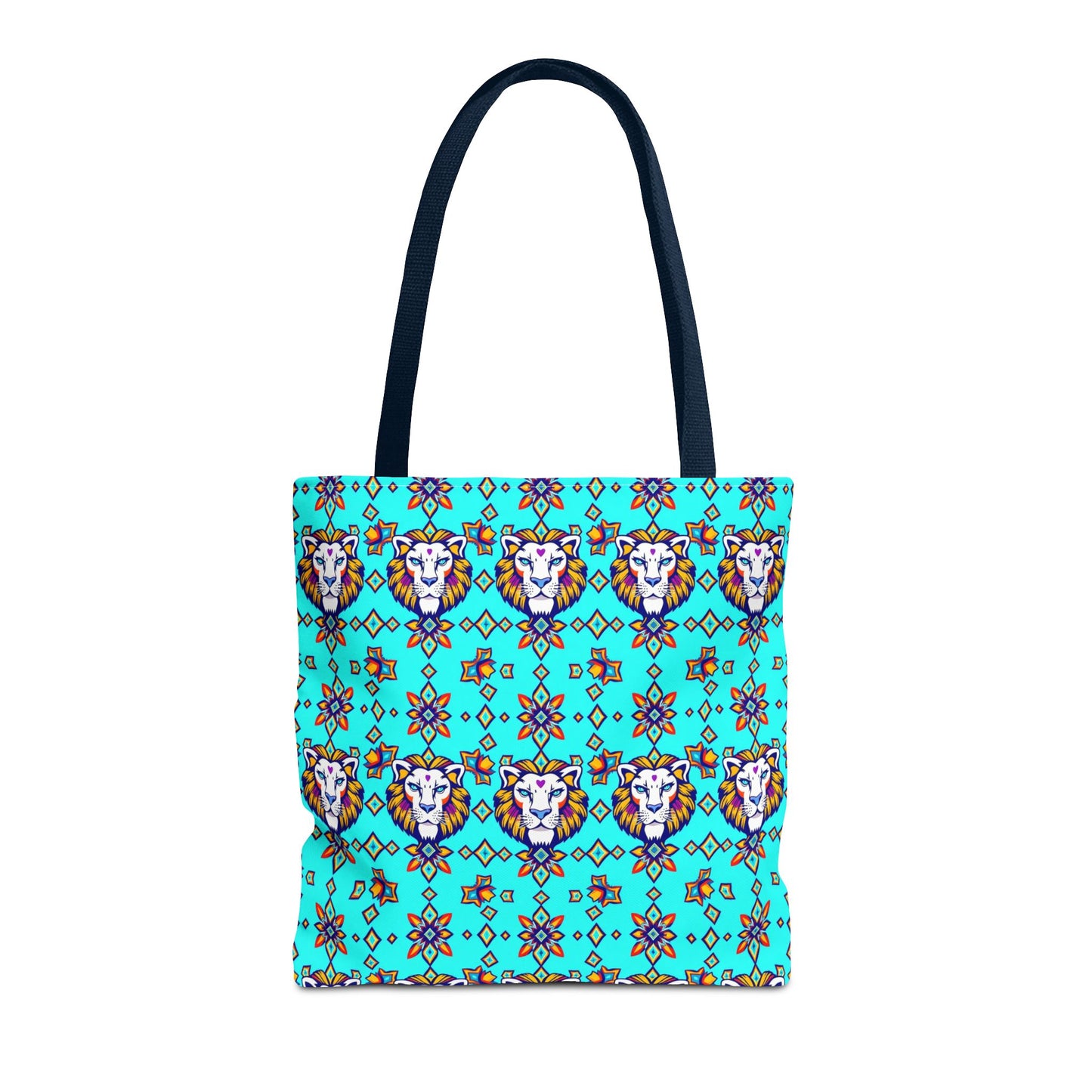 Tote Bag (AOP), Leo, Zodiac v1, Jewel Pattern
