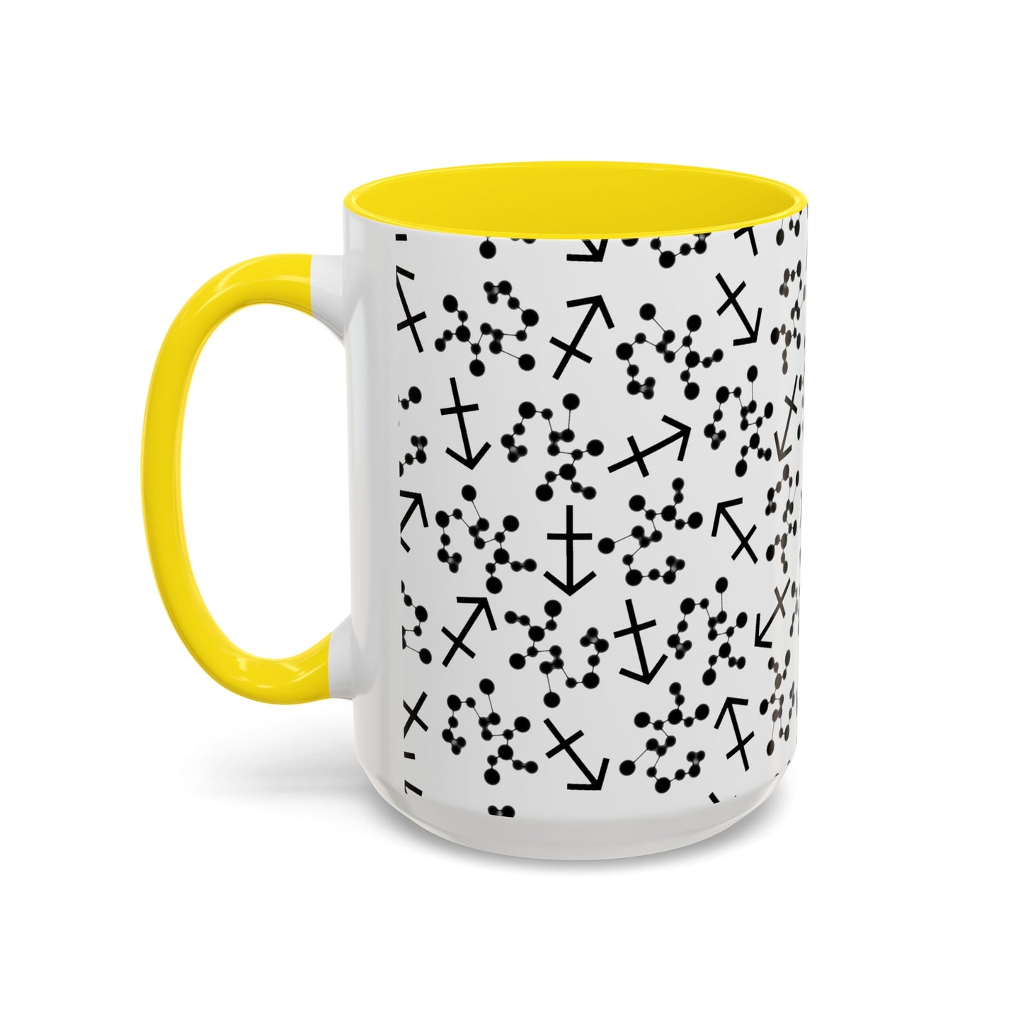 Accent Coffee Mug with the Sagittarius sign (11, 15oz)