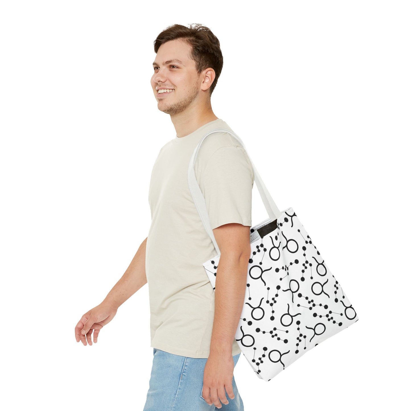Tote Bag Taurus Zodiac sign AOP