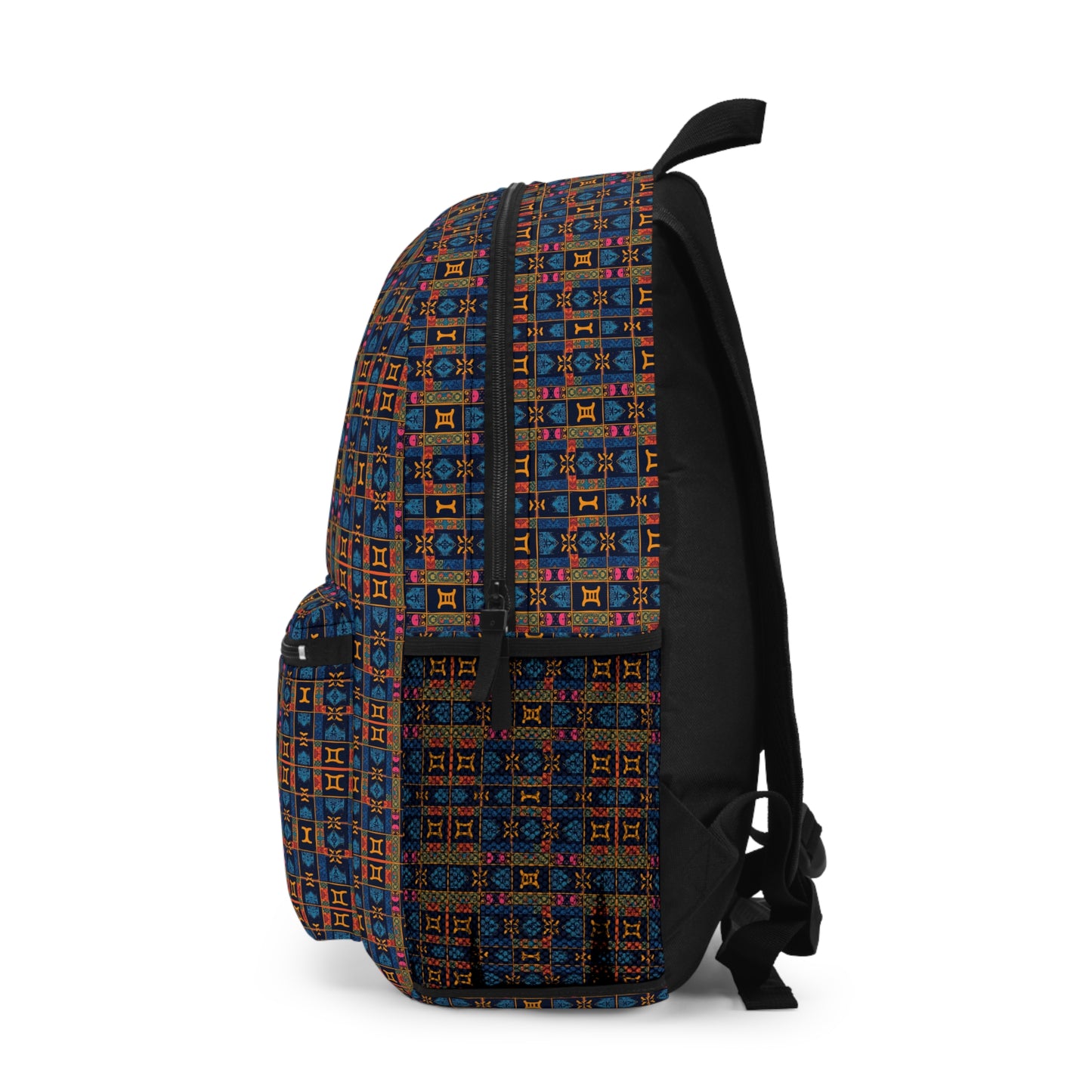 Backpack, Gemini, Zodiac, Shapes Pattern