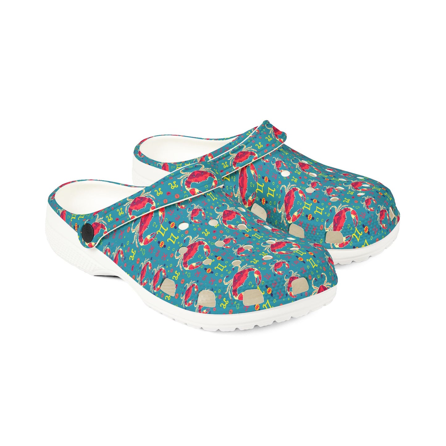 EVA Foam Rubber Shoes, (AOP), Cancer, Zodiac, Pattern