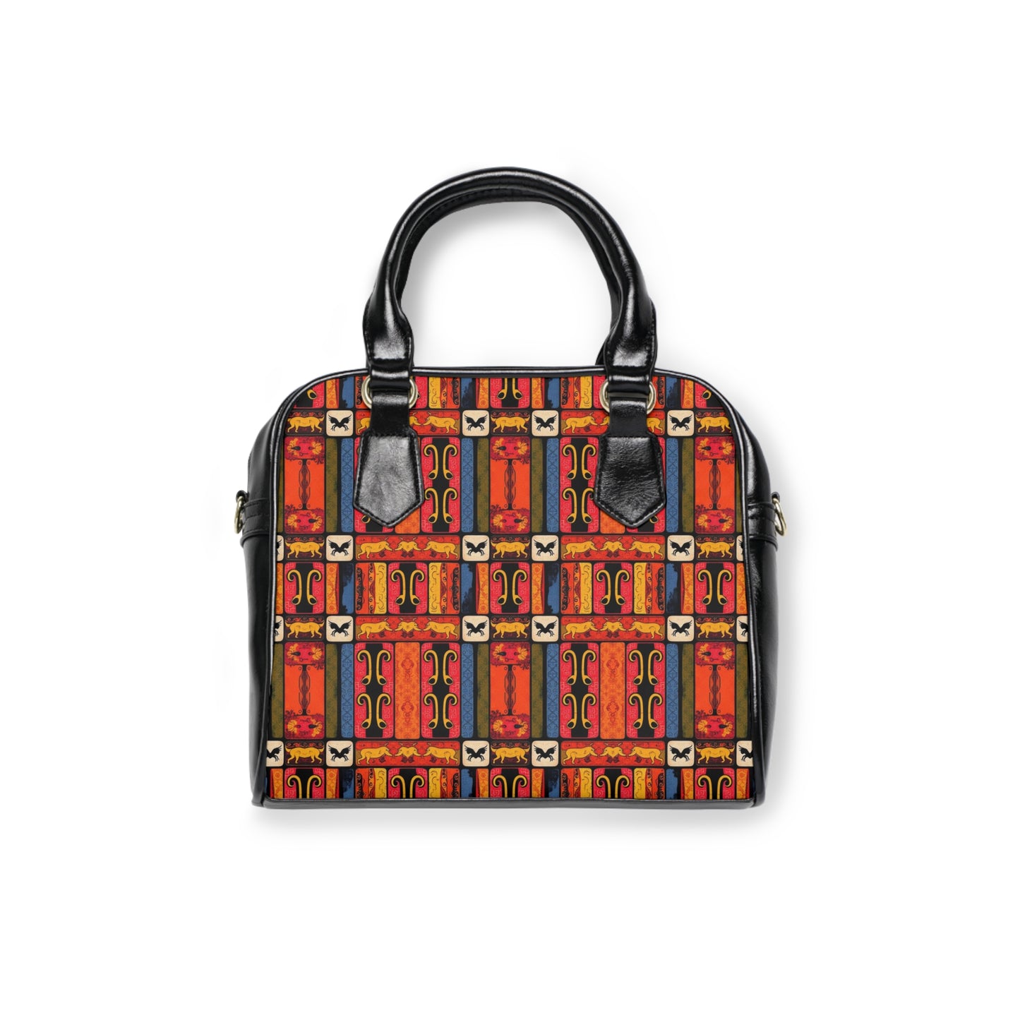 Shoulder Handbag, Virgo, Zodiac v2, Shapes Pattern
